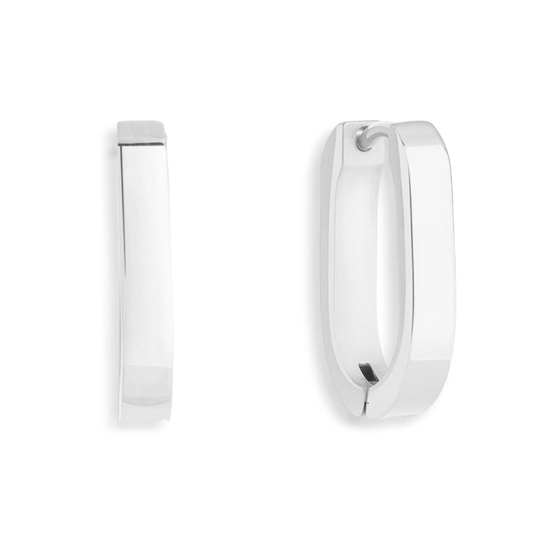 Slim Block Hoops - Image 4