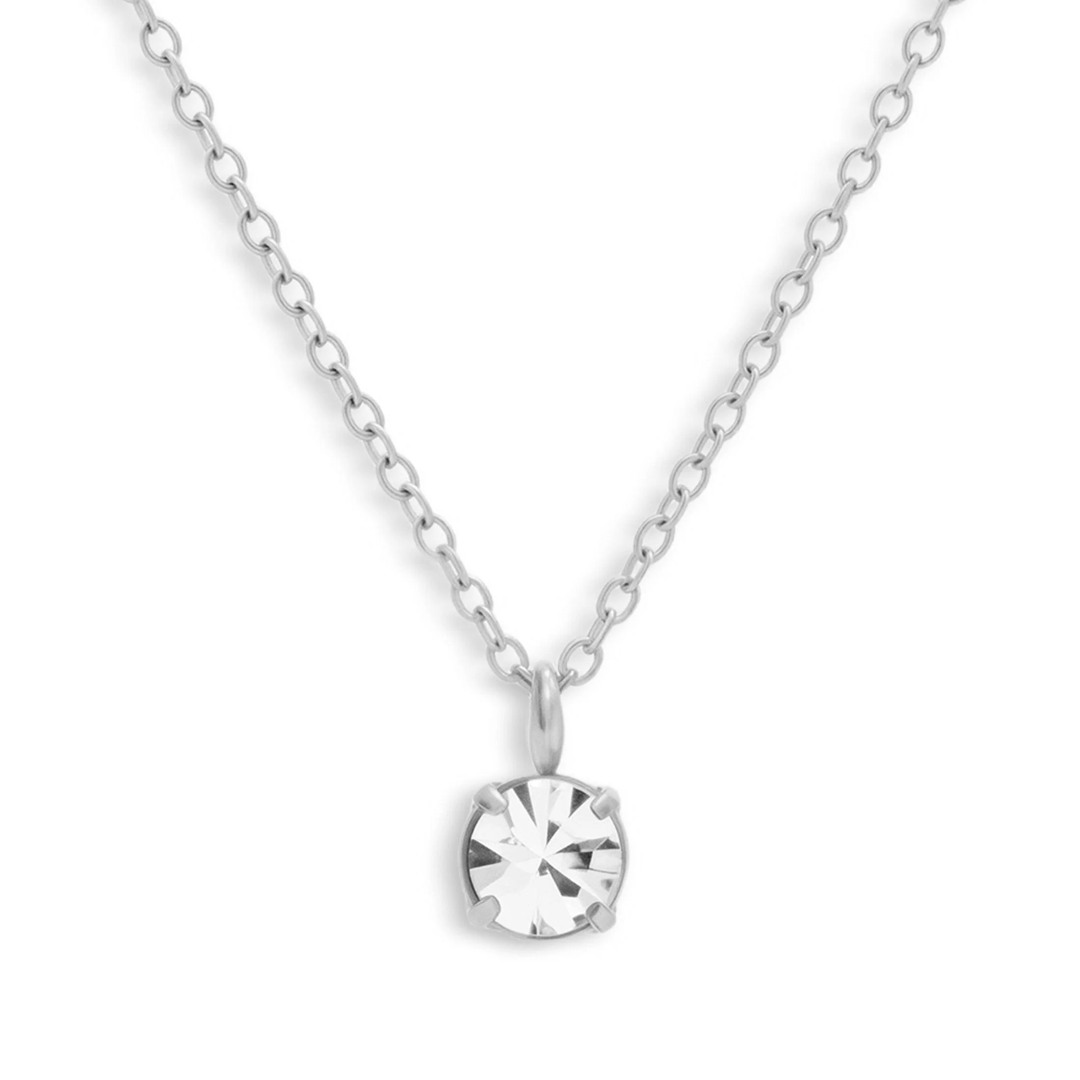 Solitaire Crystal Necklace - Image 3