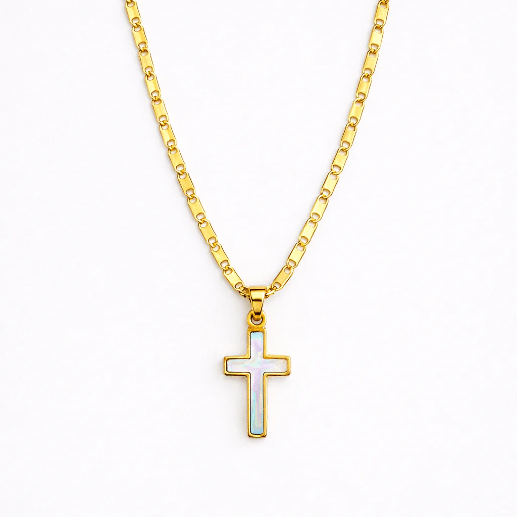 Aura Cross Necklace - Image 3