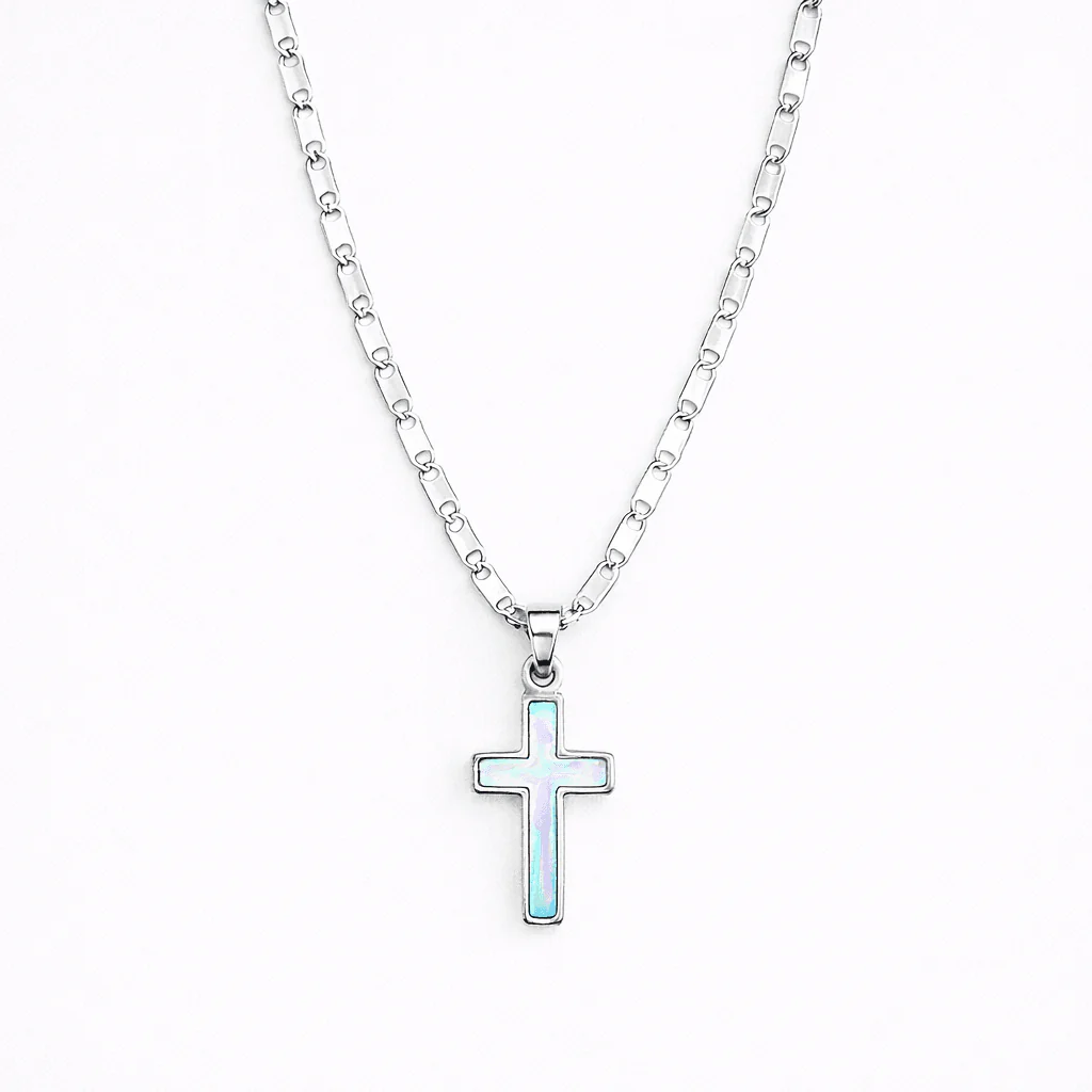 Aura Cross Necklace - Image 4