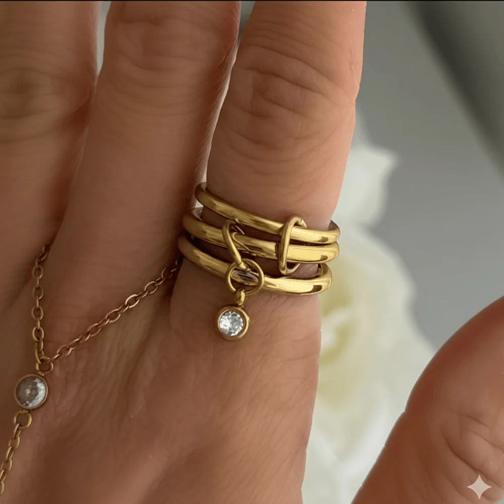 Ava Stacked Ring - Image 4