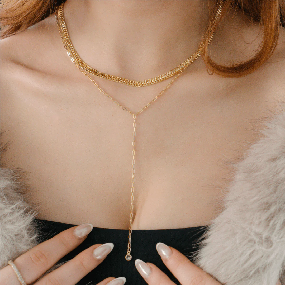Baby Link Up Lariat Necklace - Image 2