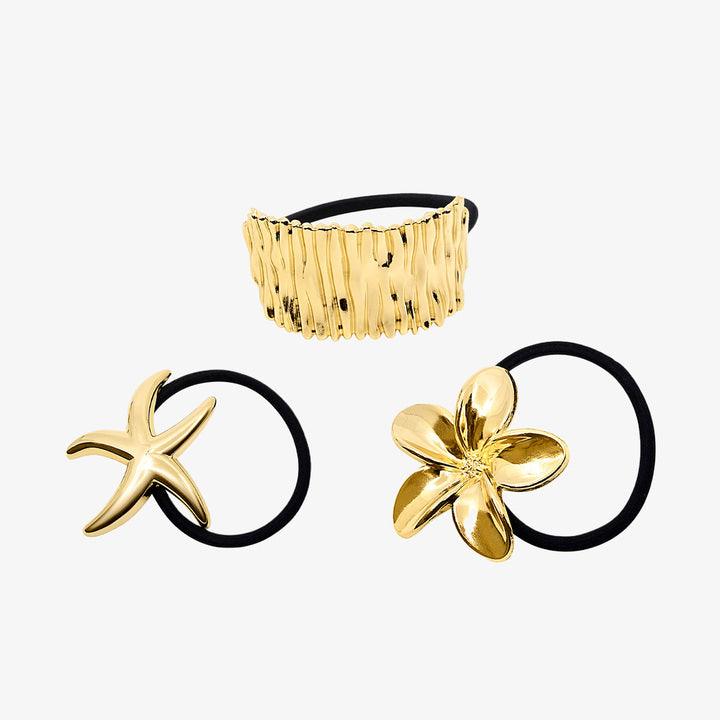 Beach Girl 3-Pack Hair Elastic Bundle - Image 2