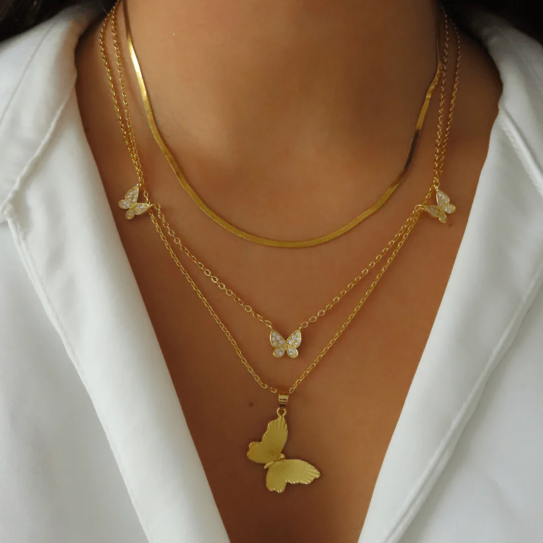 Butterfly Fly Away Necklace - Image 2