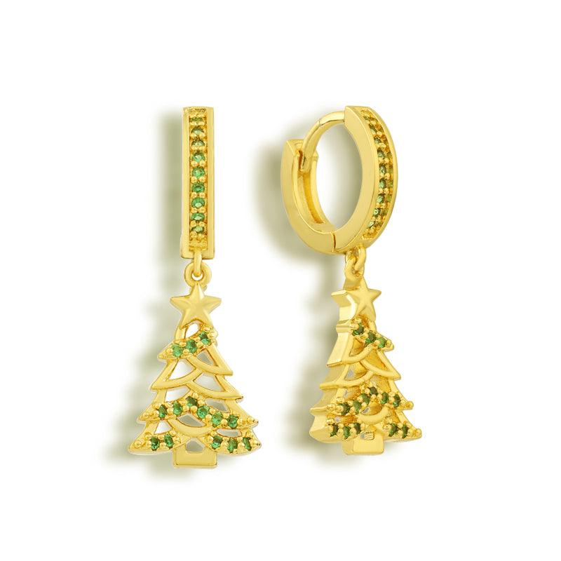 Christmas Tree Earrings - Image 2