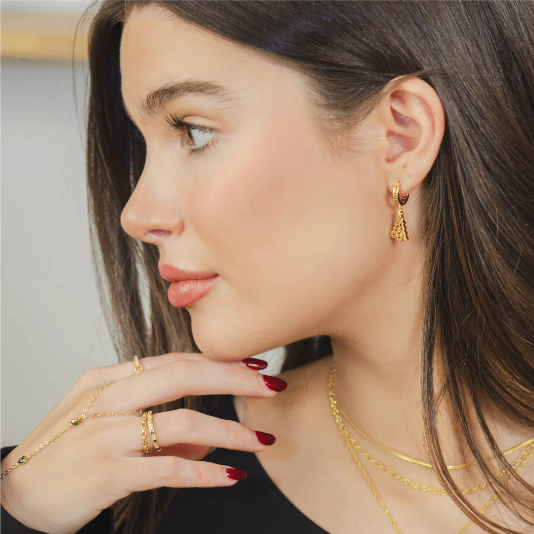 Christmas Tree Earrings - Image 3