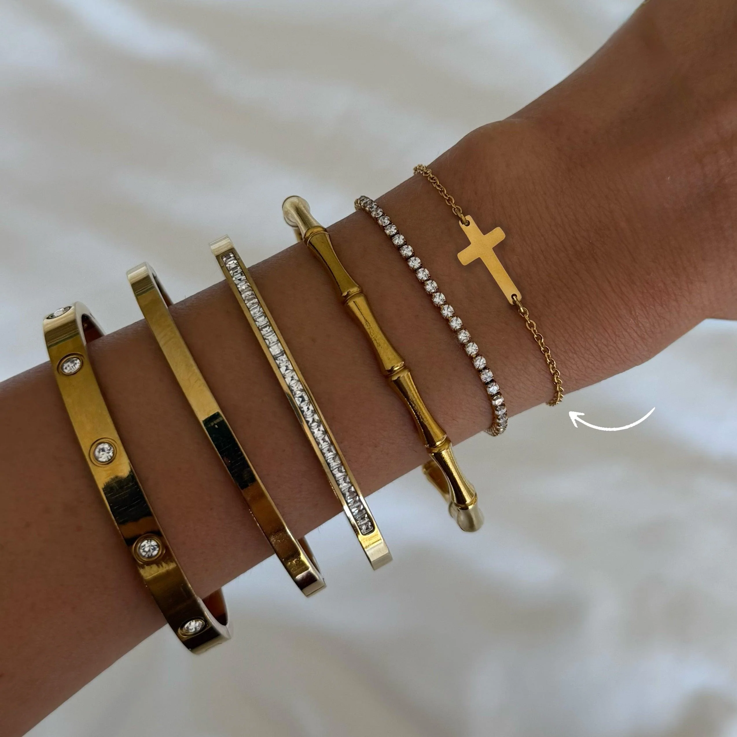 Classic Cross Bracelet - Image 2