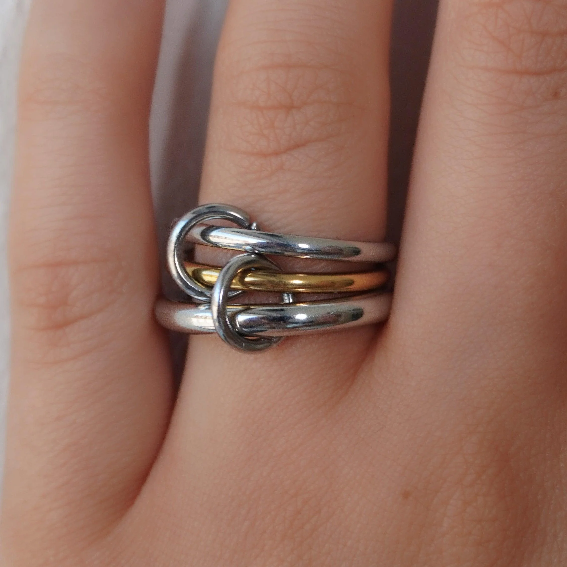 Cuffed Stacked Ring - Image 3