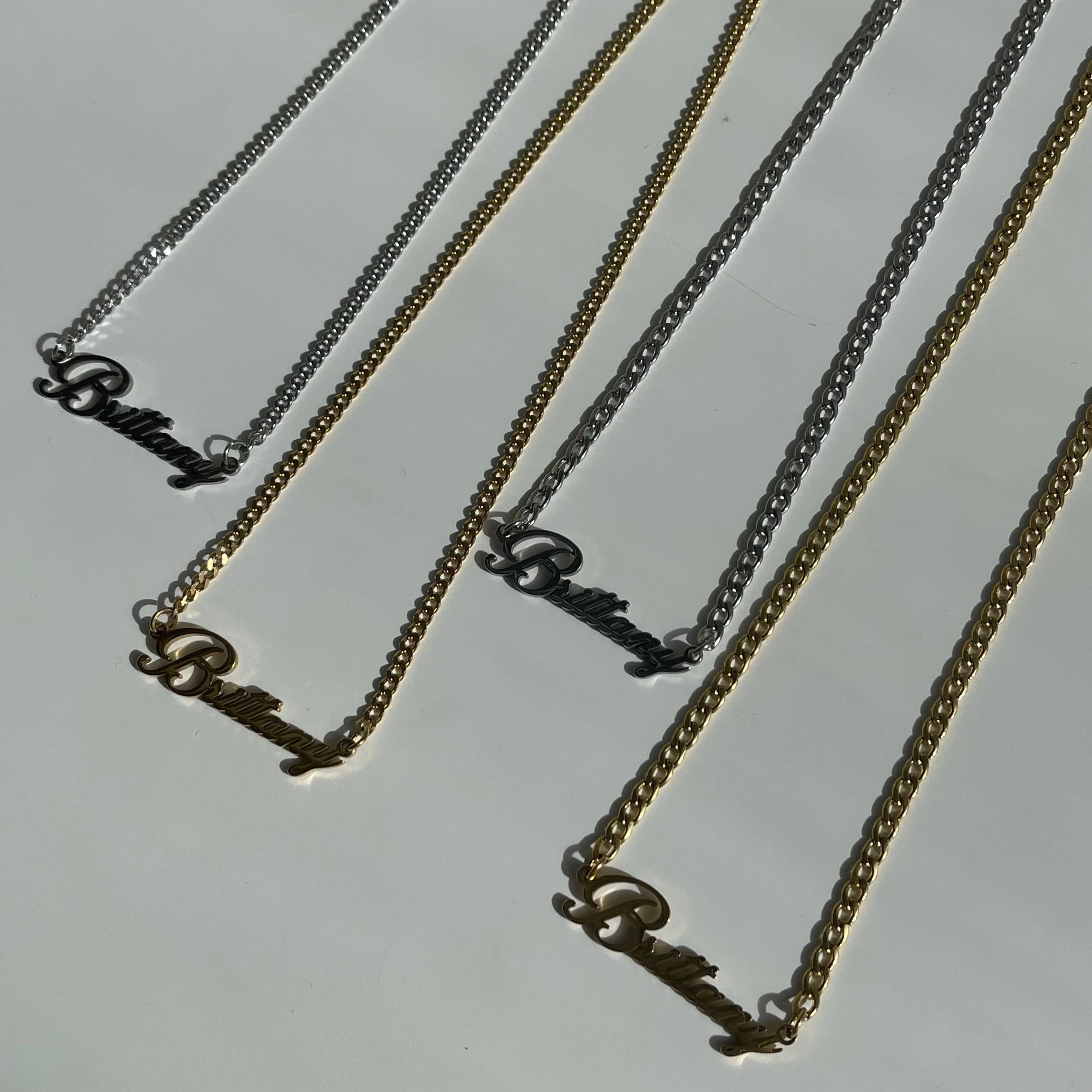 Custom/Personalized Nameplate Curb Necklace - Image 4