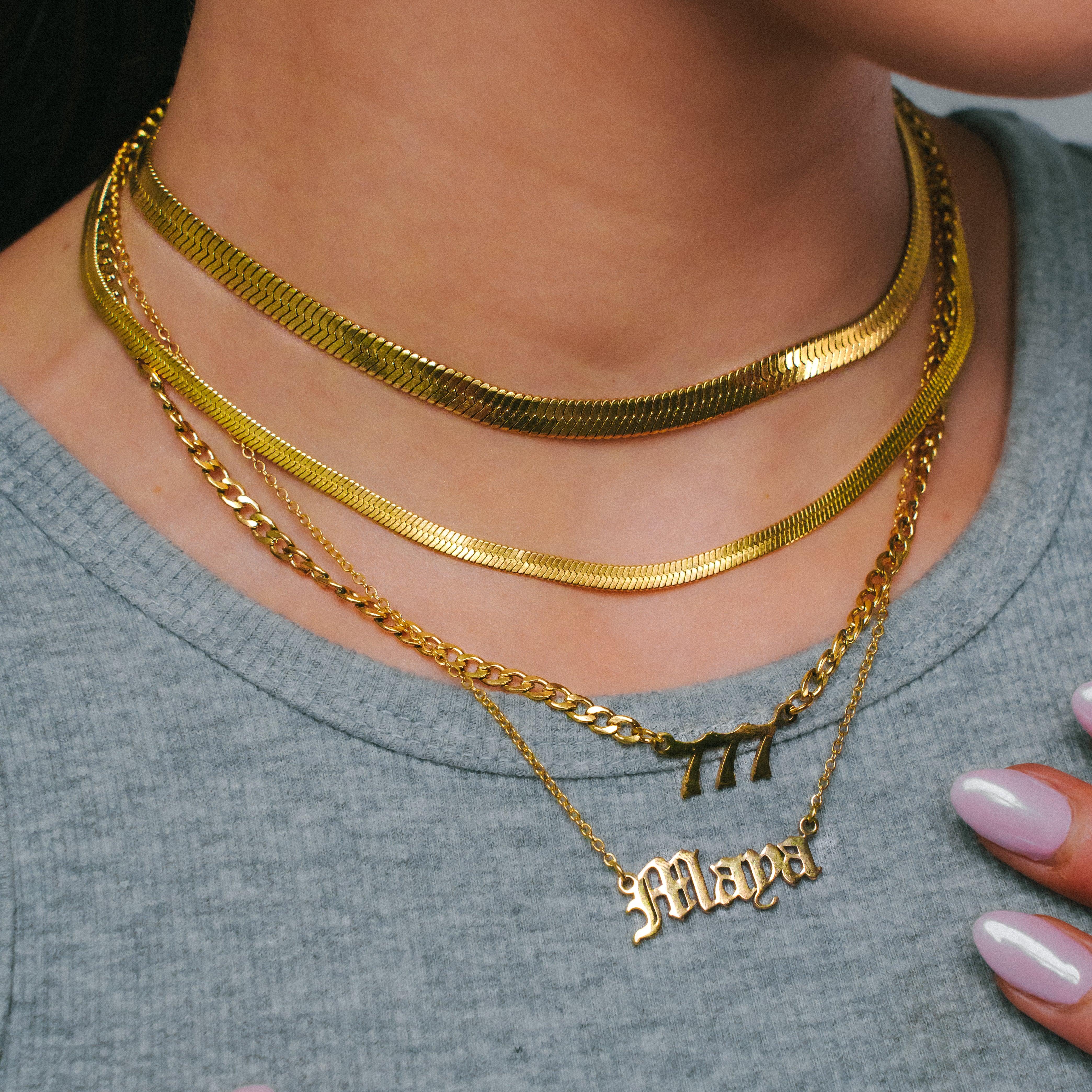 Custom/Personalized Nameplate Necklace - Image 6