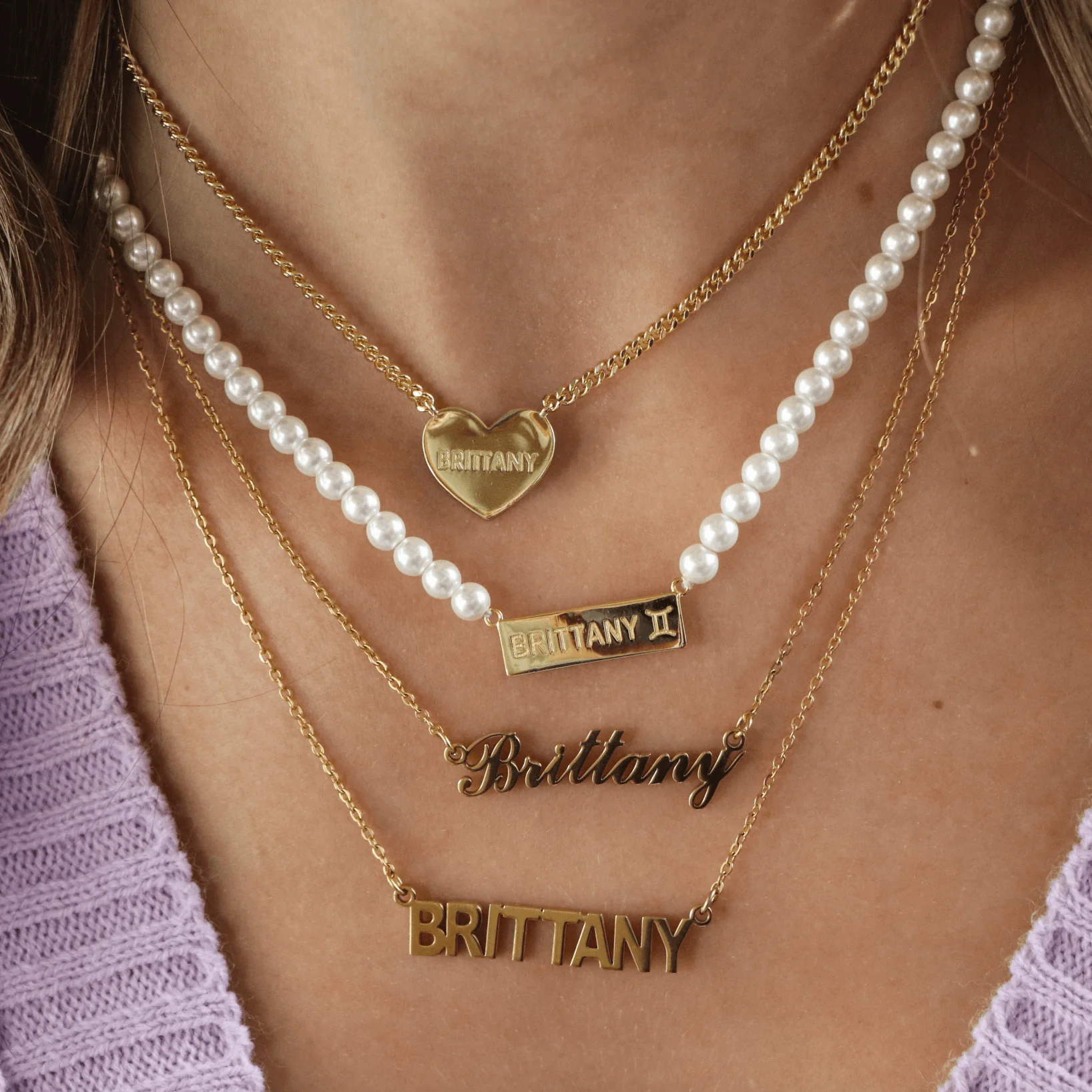 Custom/Personalized Nameplate Necklace - Image 8
