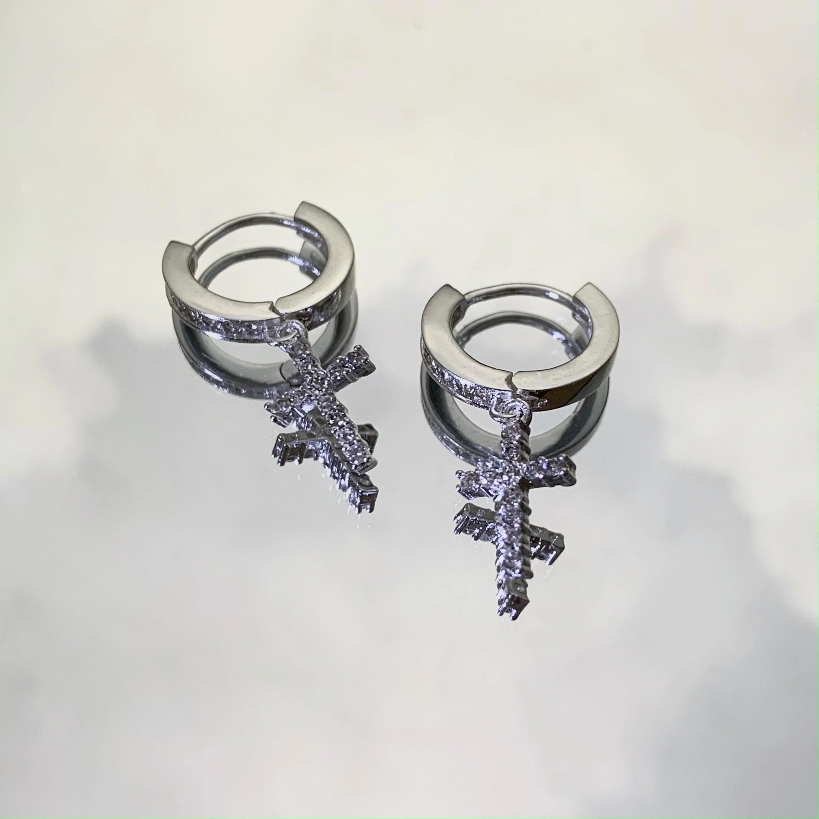 Don't Cross Me Earrings - Image 4