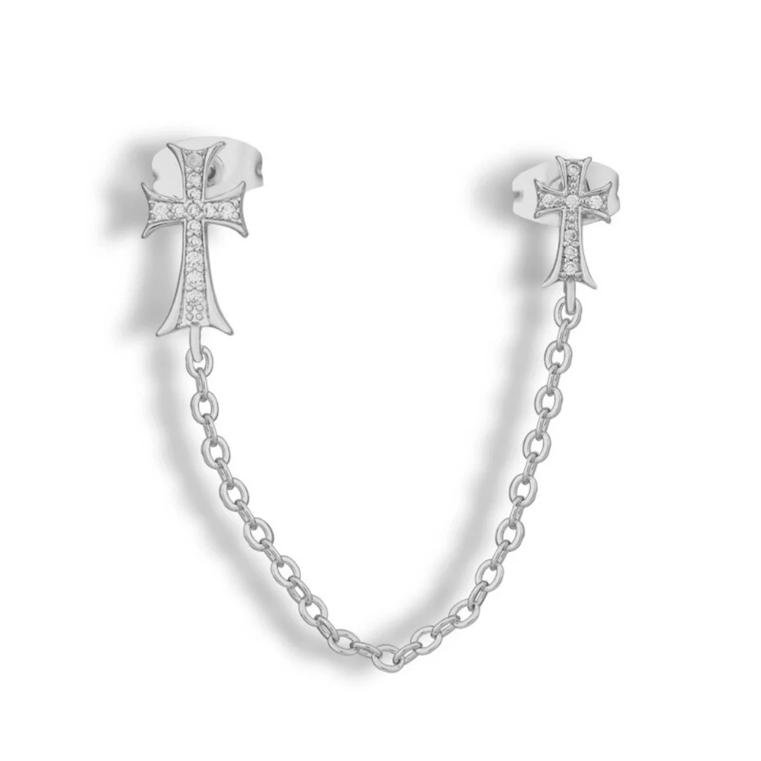 Double Cross Me Earrings - Image 2