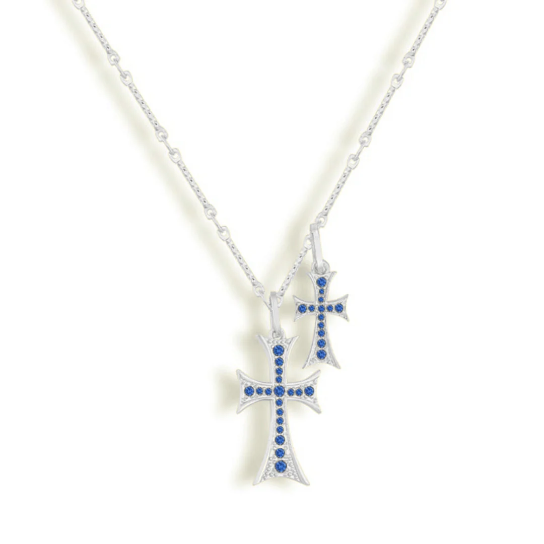 Double Cross Me Necklace - Image 11