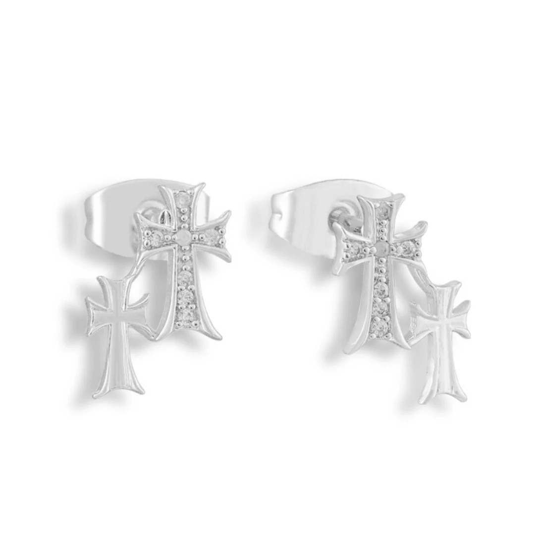 Double Cross Me Studs - Image 2
