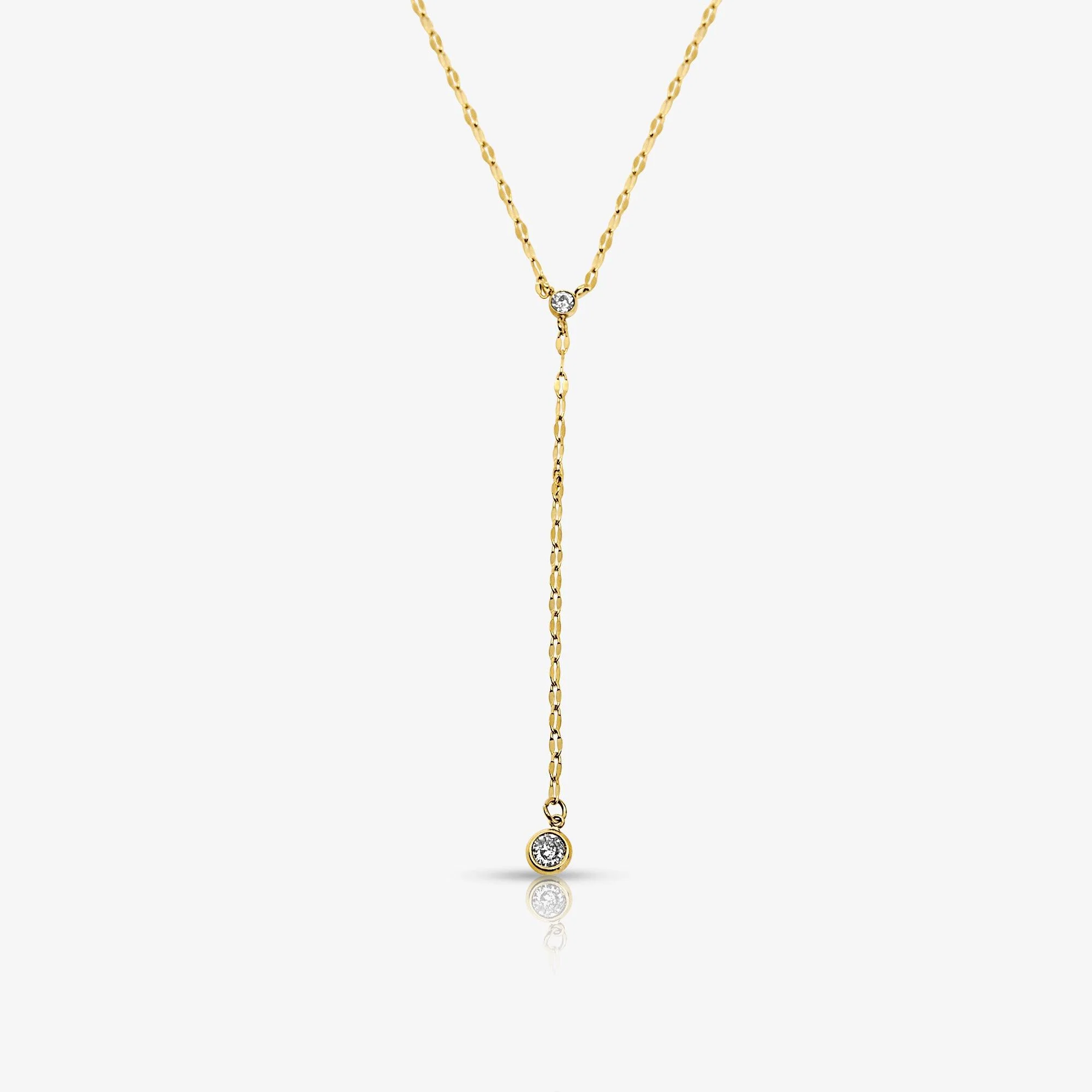 Falling Star Lariat Necklace - Image 3