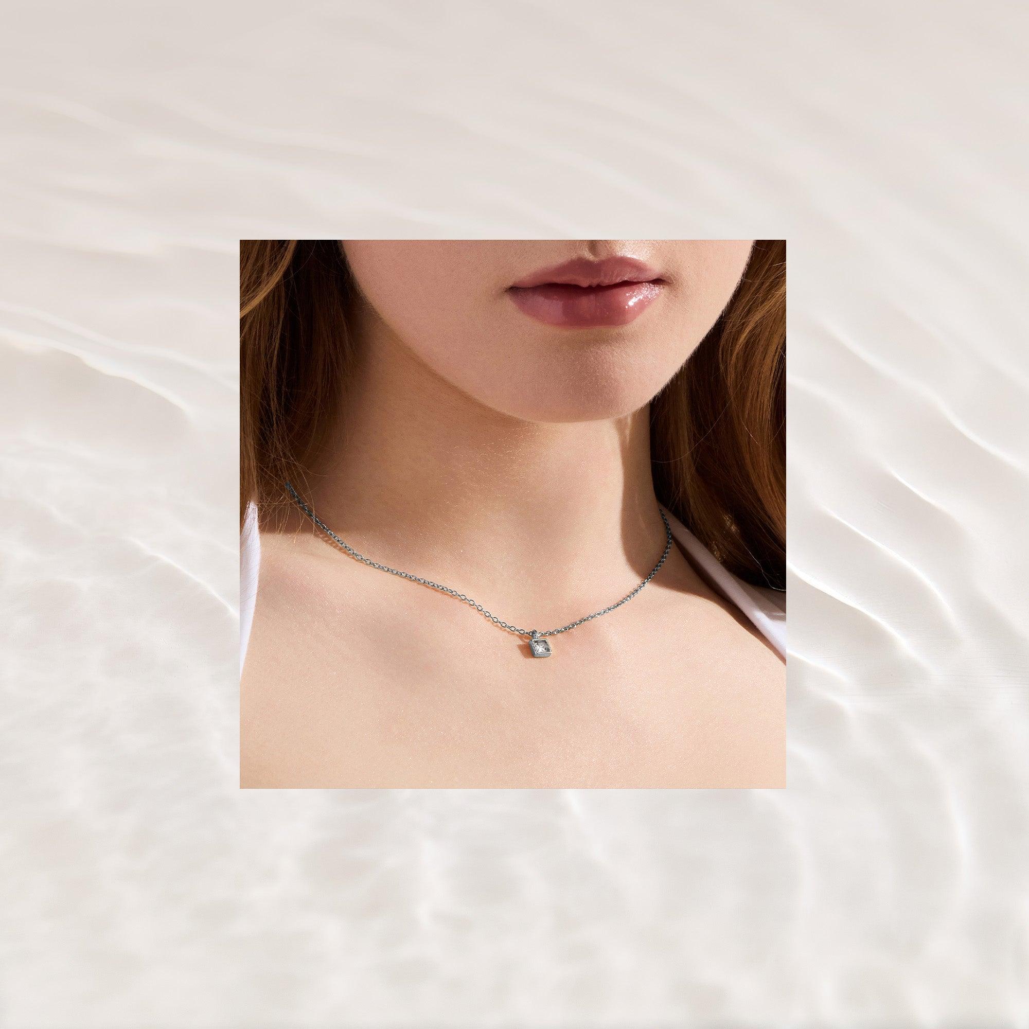 Faye Birthstone Necklace - Image 11