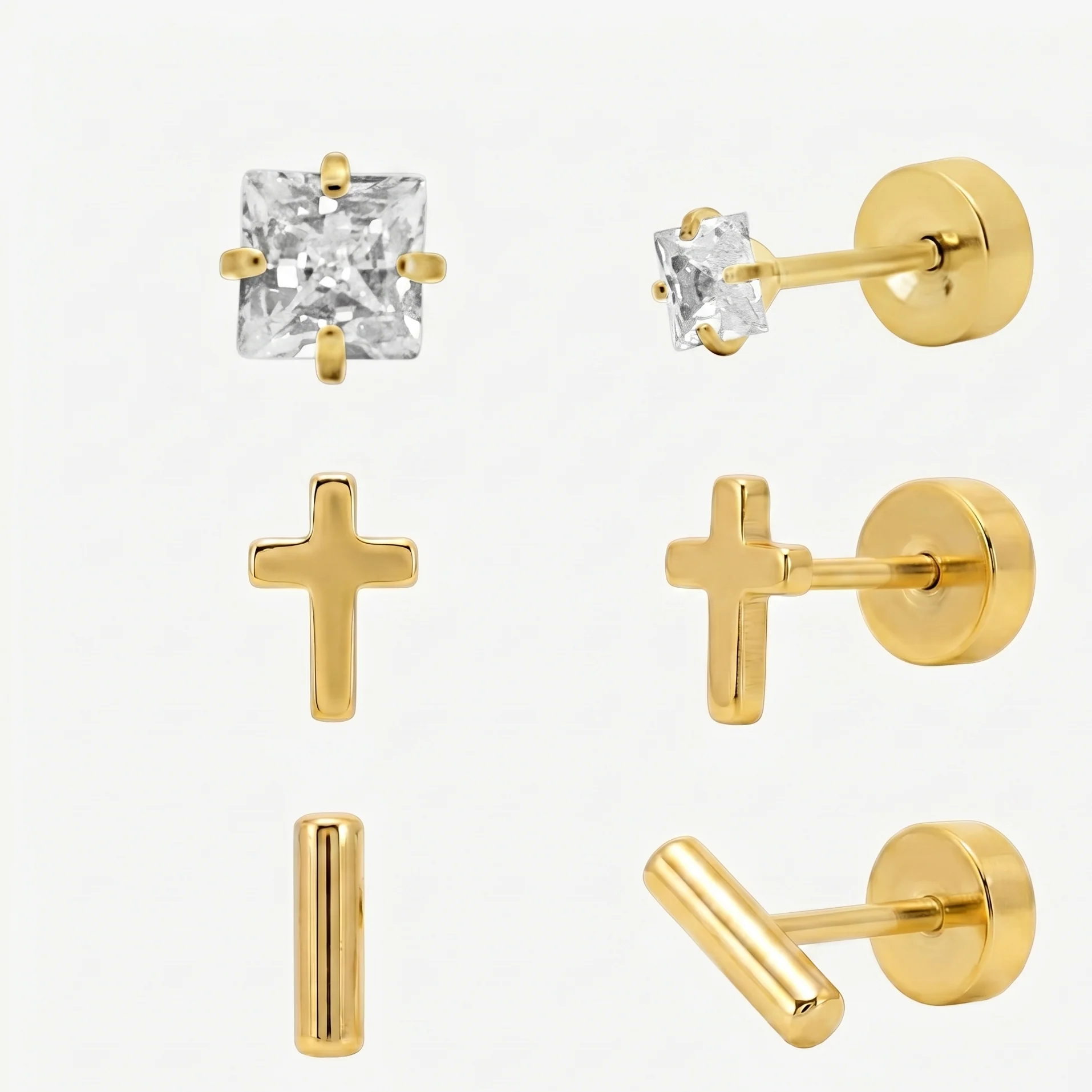 Flat Back Earrings Set Collection - Image 26