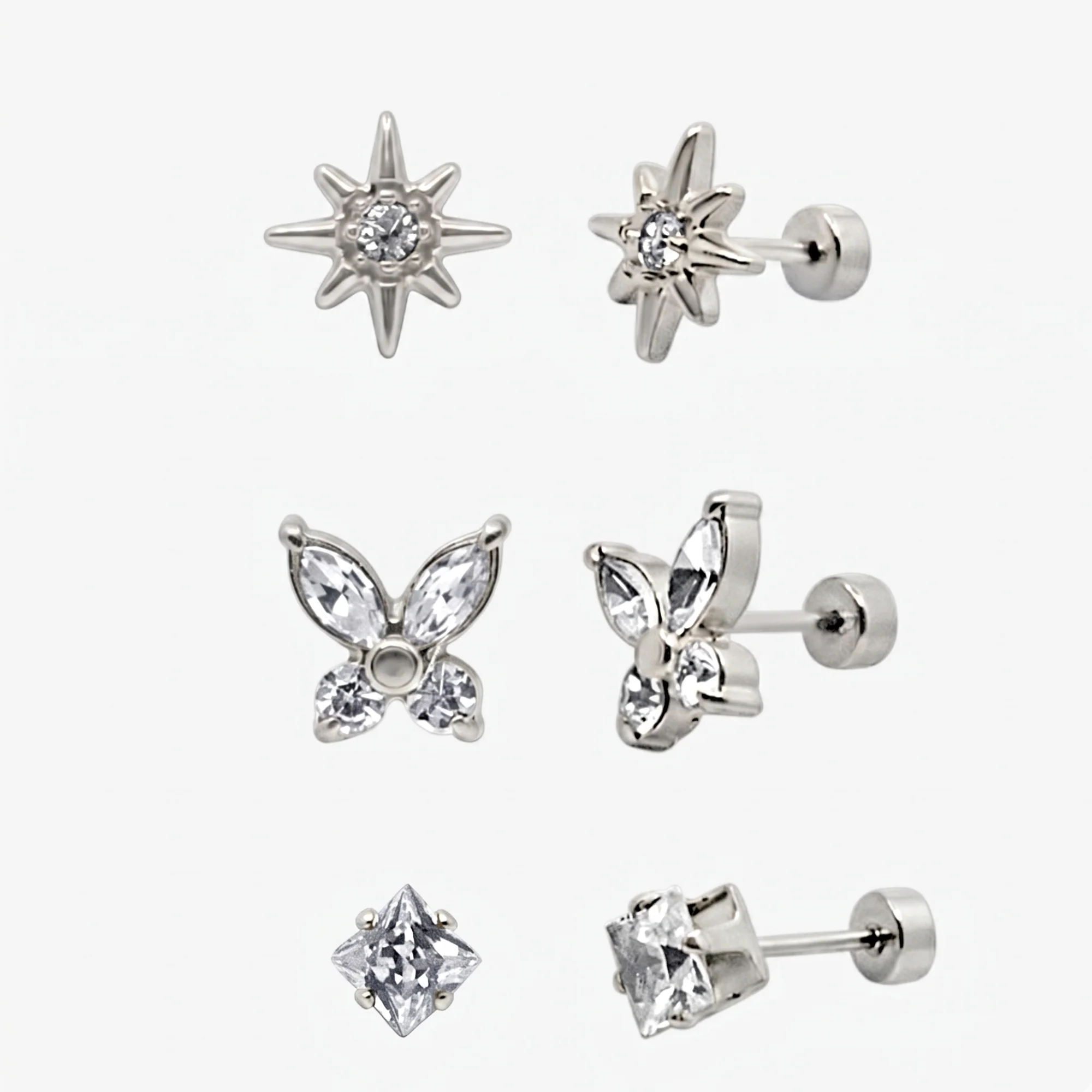 Flat Back Earrings Set Collection - Image 36