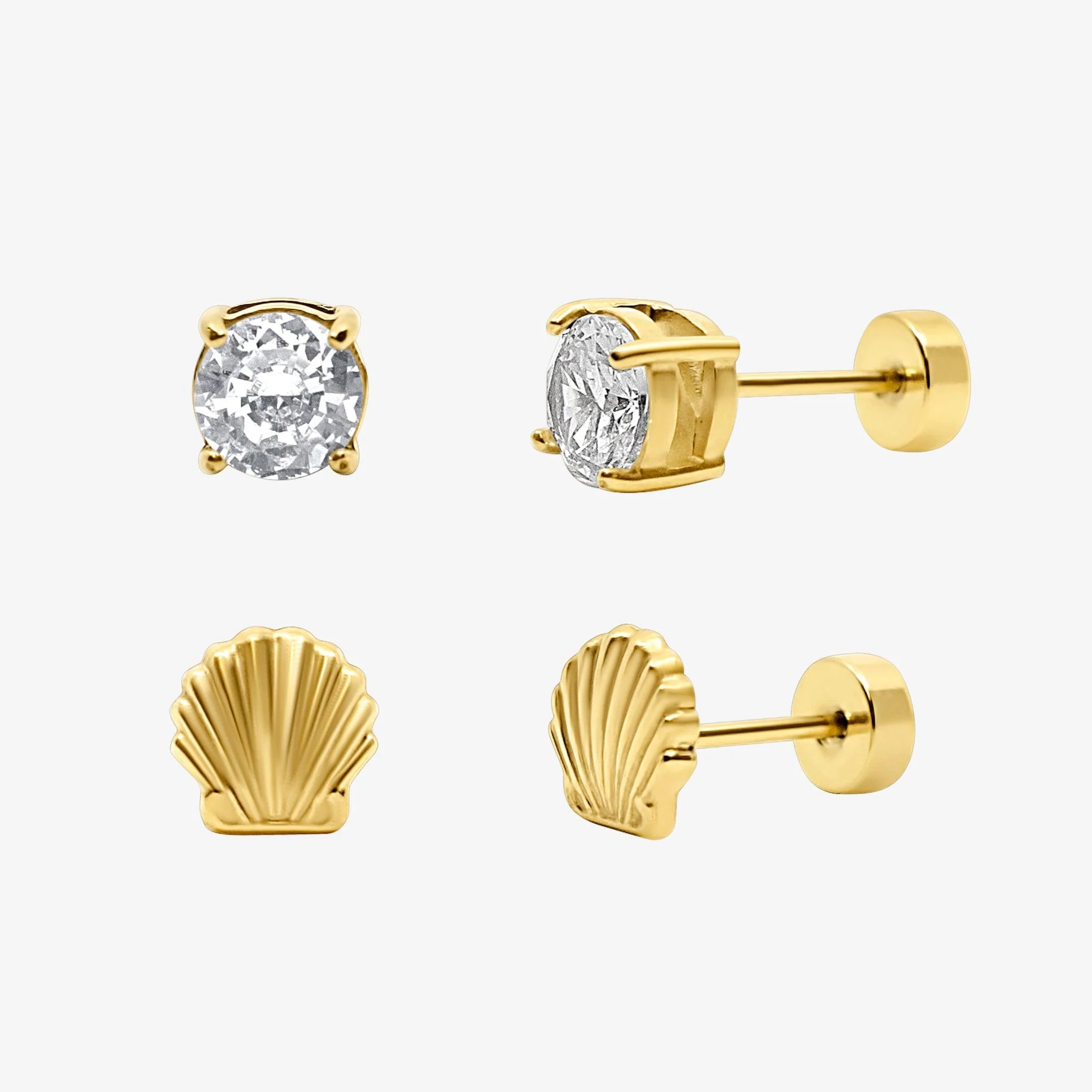 Flat Back Earrings Set Collection - Image 37