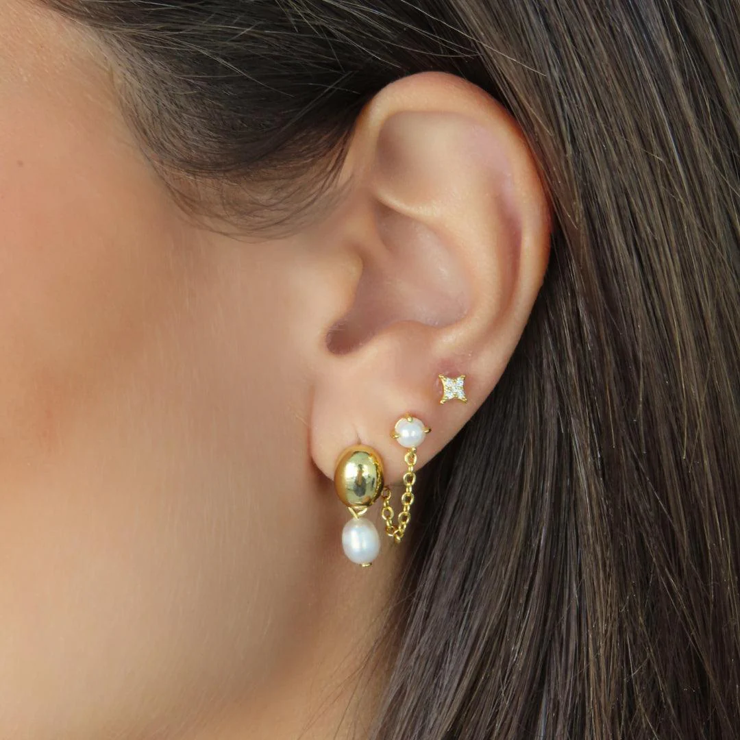 Girly Pearly Earrings - Image 4