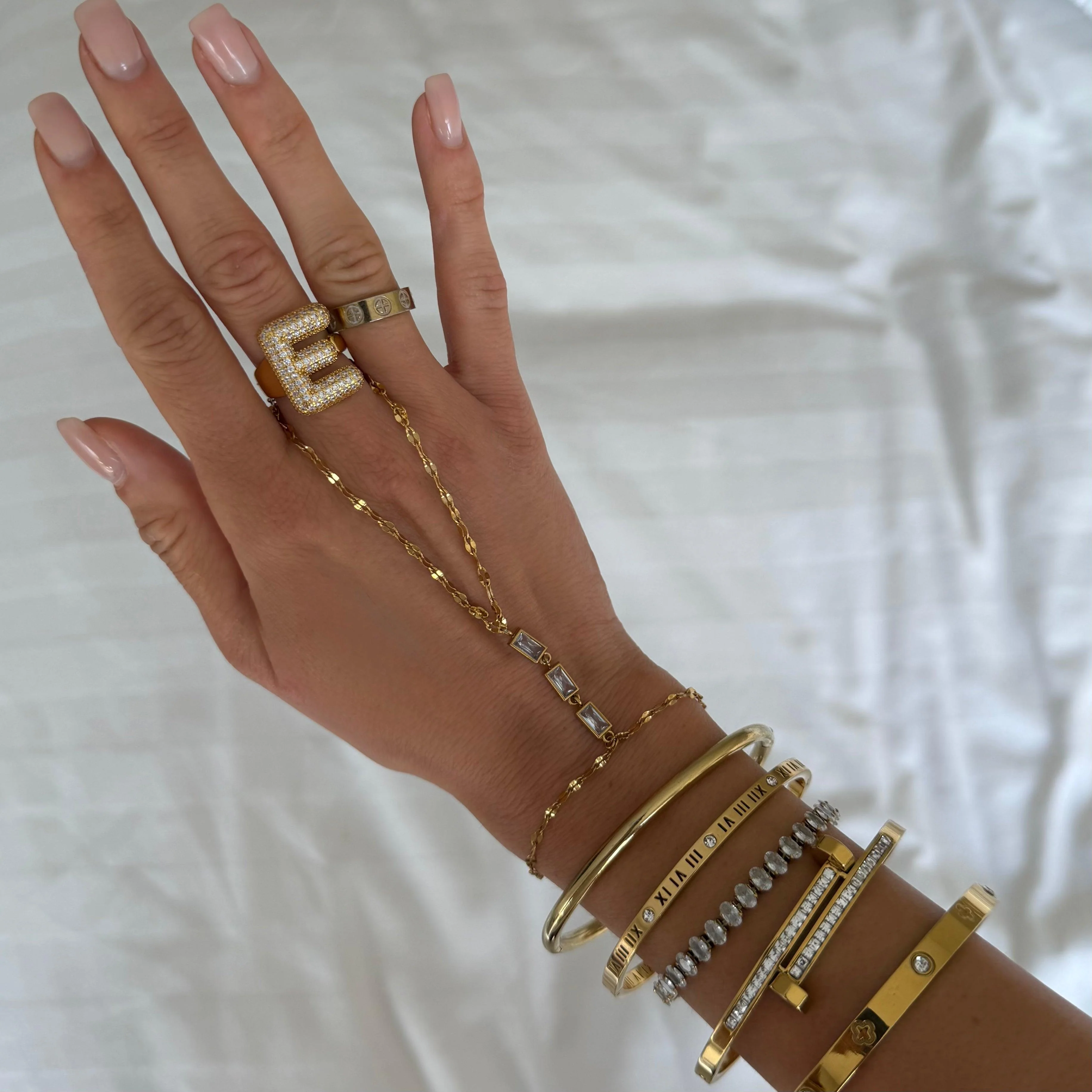 Golden Babe Hand Chain - Image 2