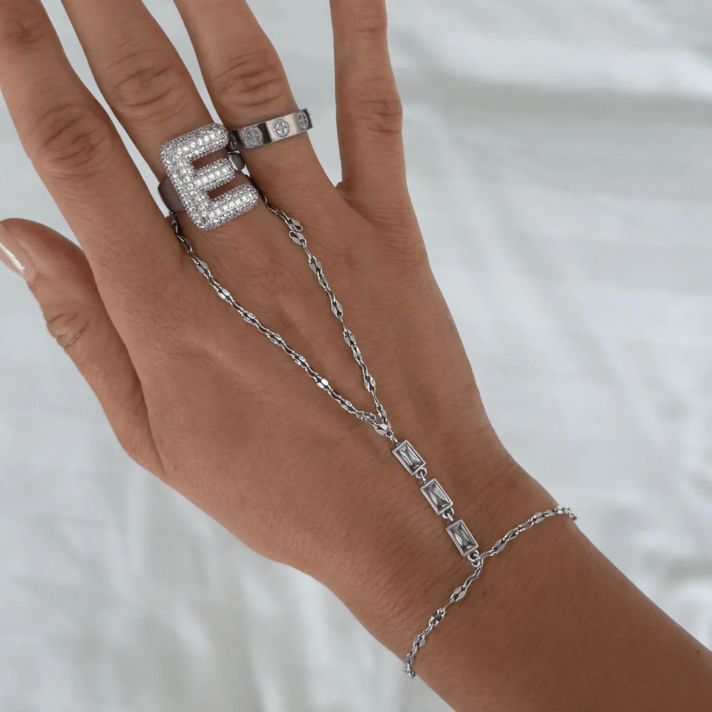 Golden Babe Hand Chain - Image 3