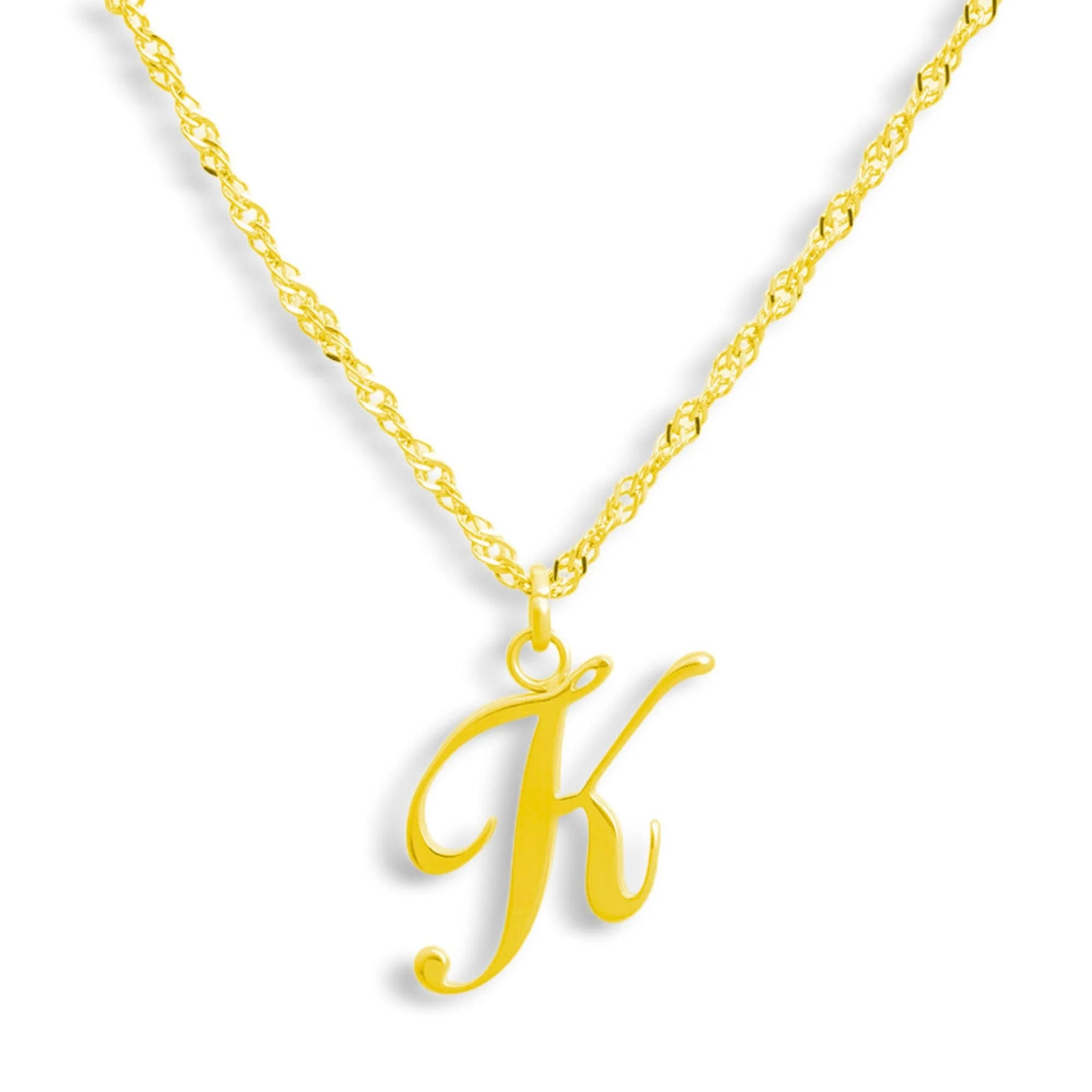 Golden Letter Necklace - Image 5