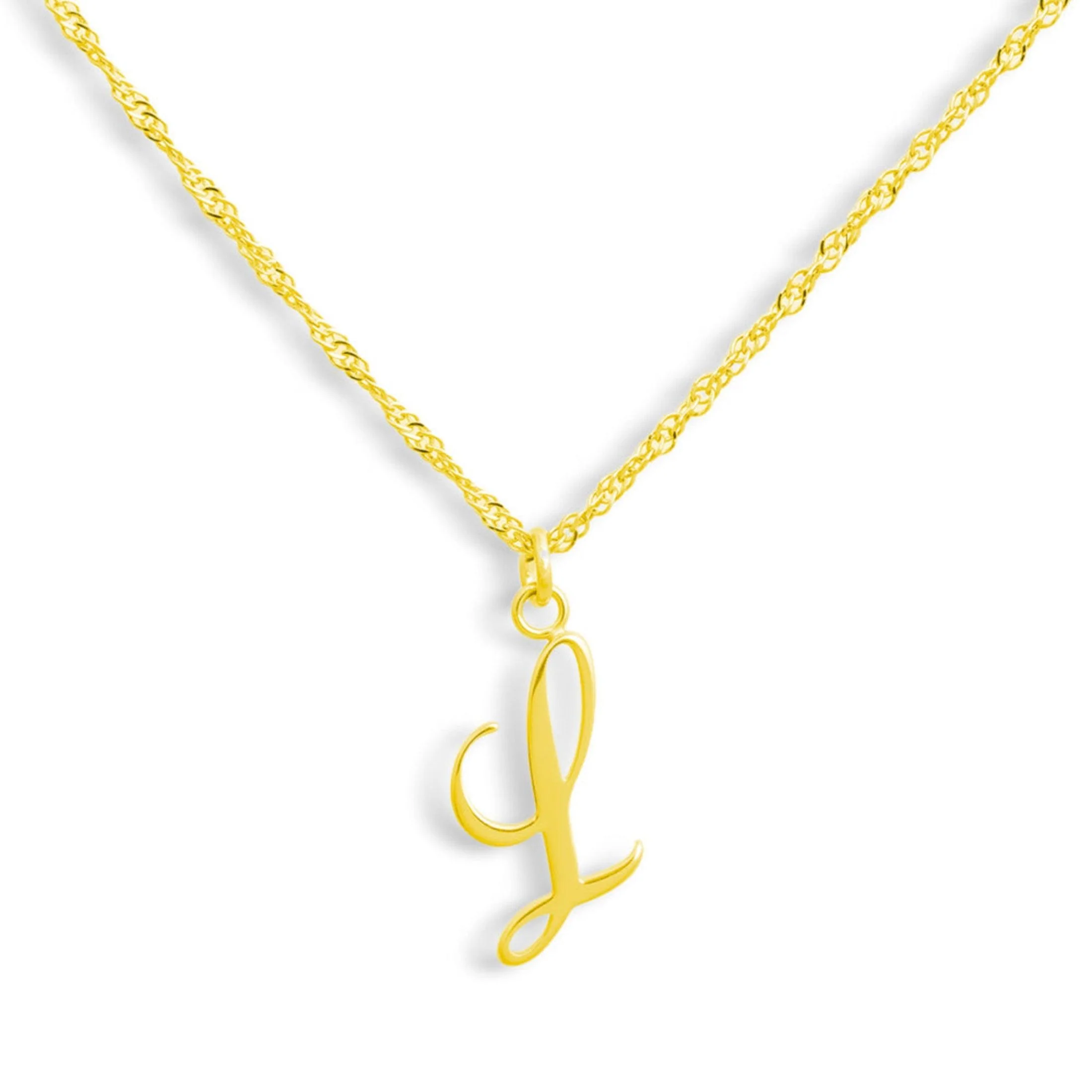 Golden Letter Necklace - Image 7