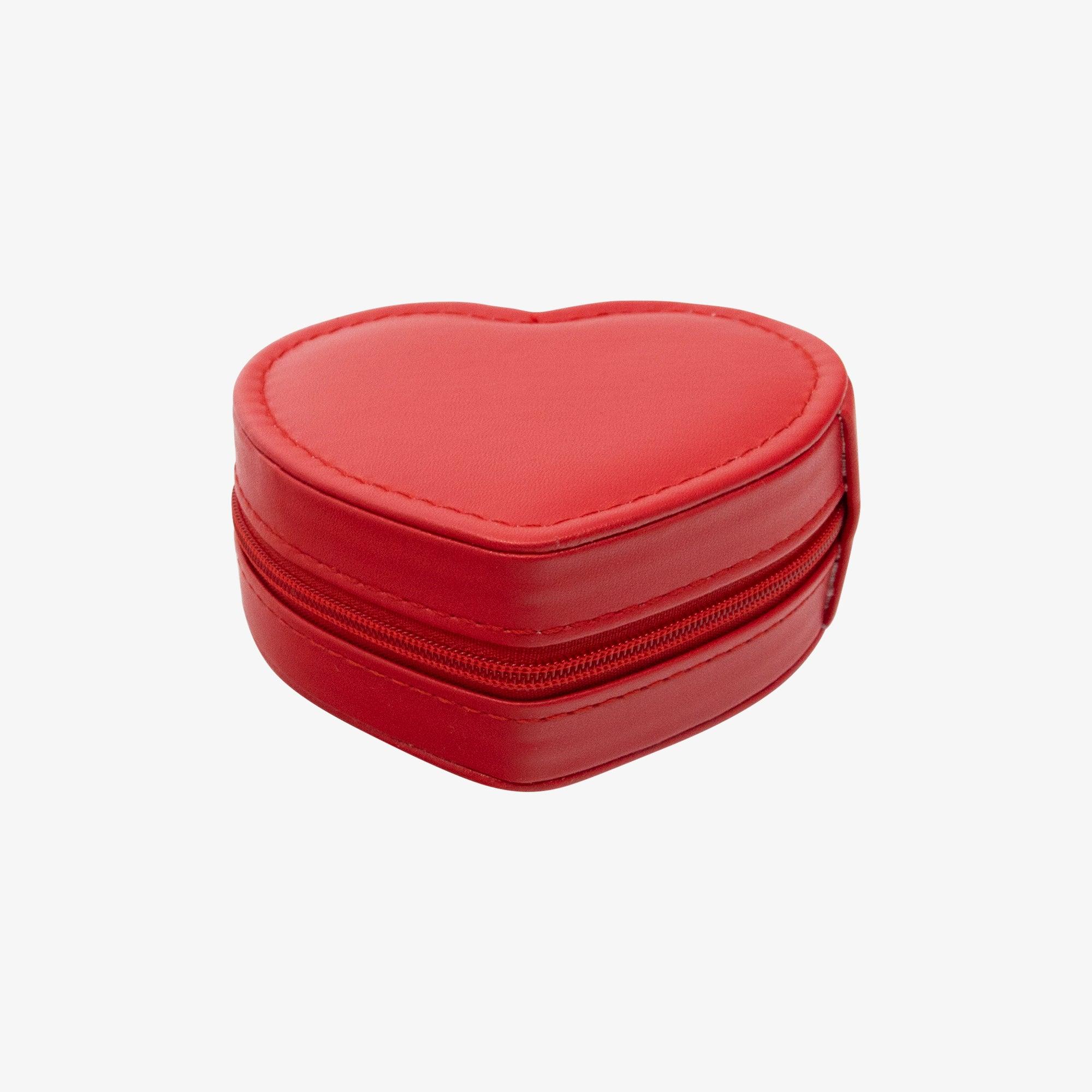 Heart-Shaped Travel Jewelry Case - Image 6