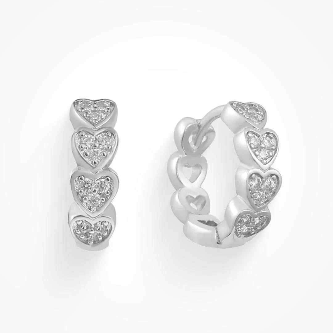 Hearts All Around Earrings - Image 6