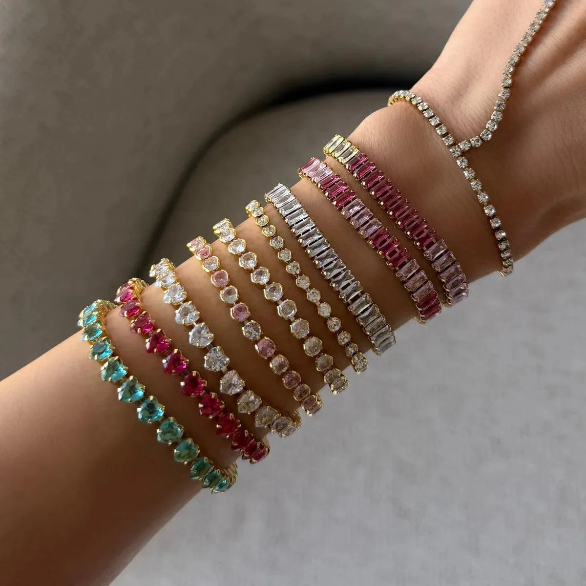 High-Shine Tennis Bracelet - Image 3