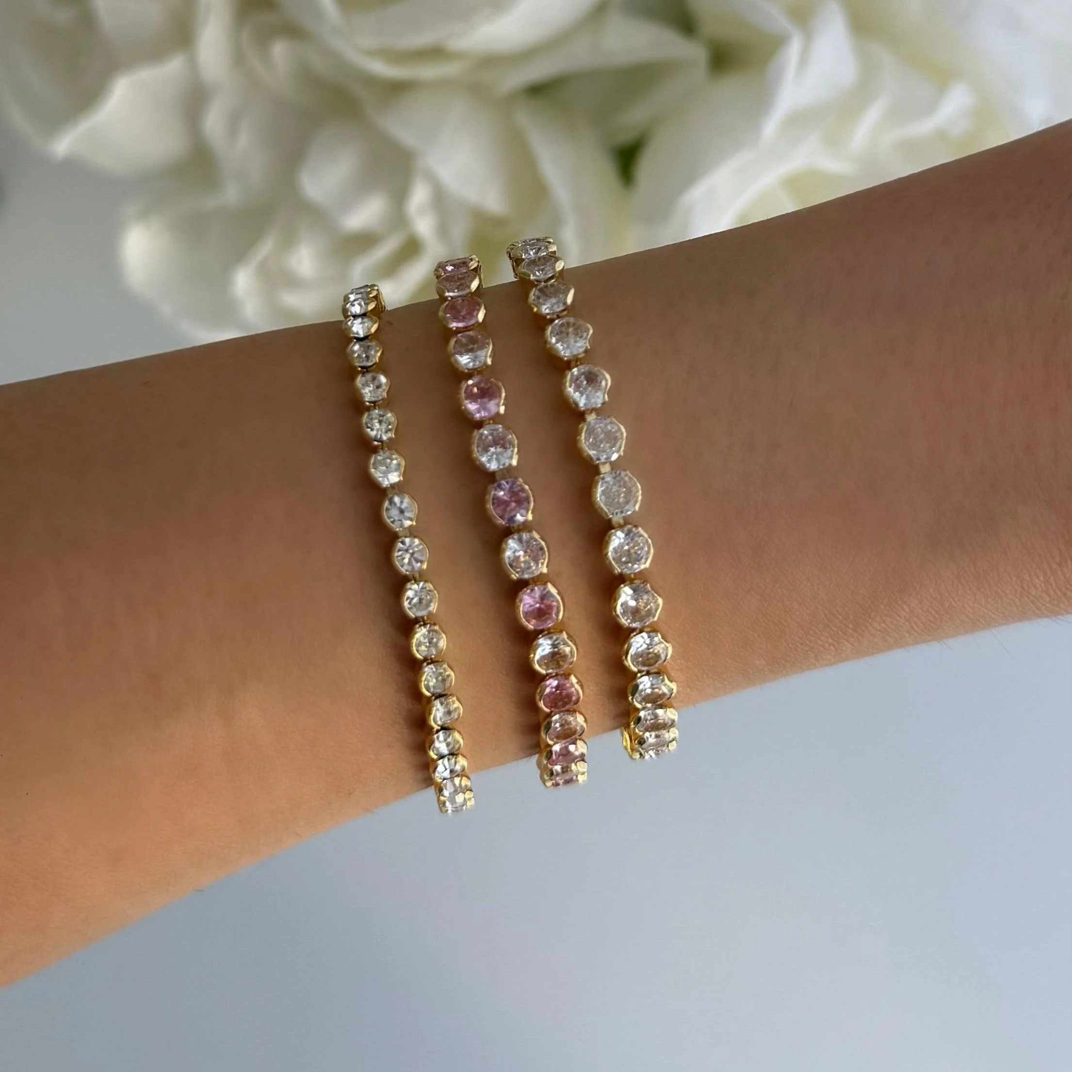High-Shine Tennis Bracelet - Image 4
