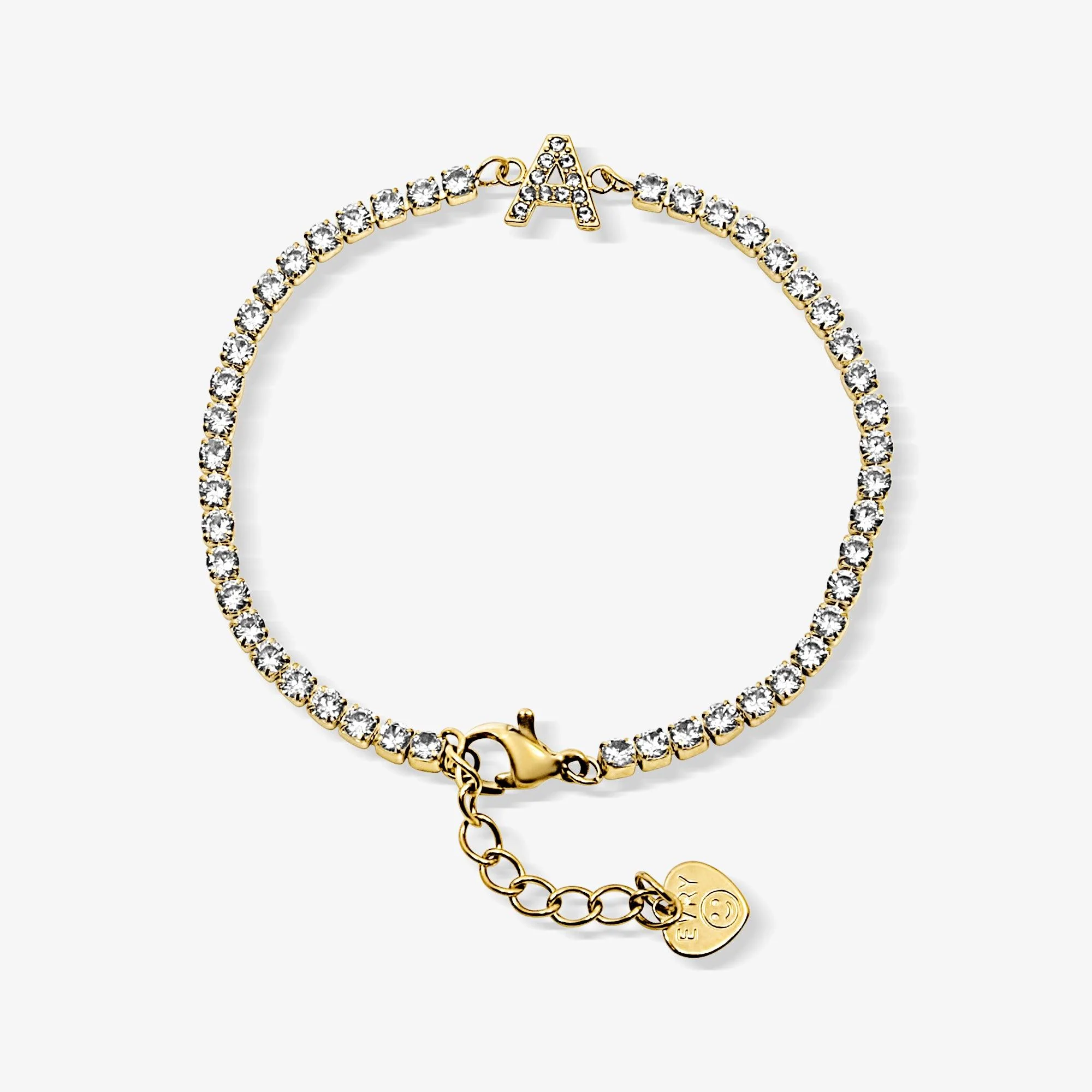Icy Initial Tennis Bracelet - Image 8