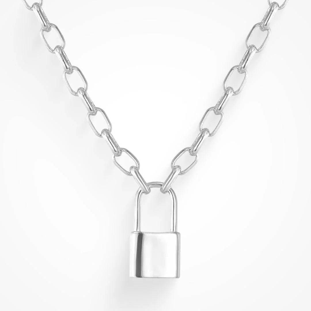 Keep Me Lock Necklace - Image 7