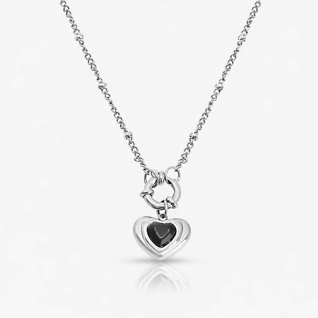Midnight Heart Necklace - Image 2