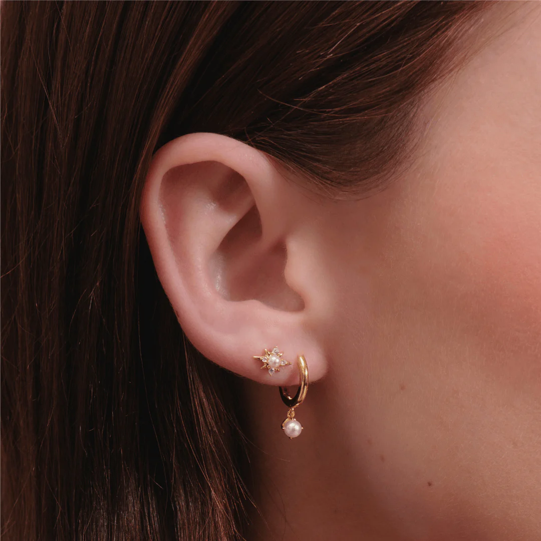 Midnight Pearl Earrings - Image 3