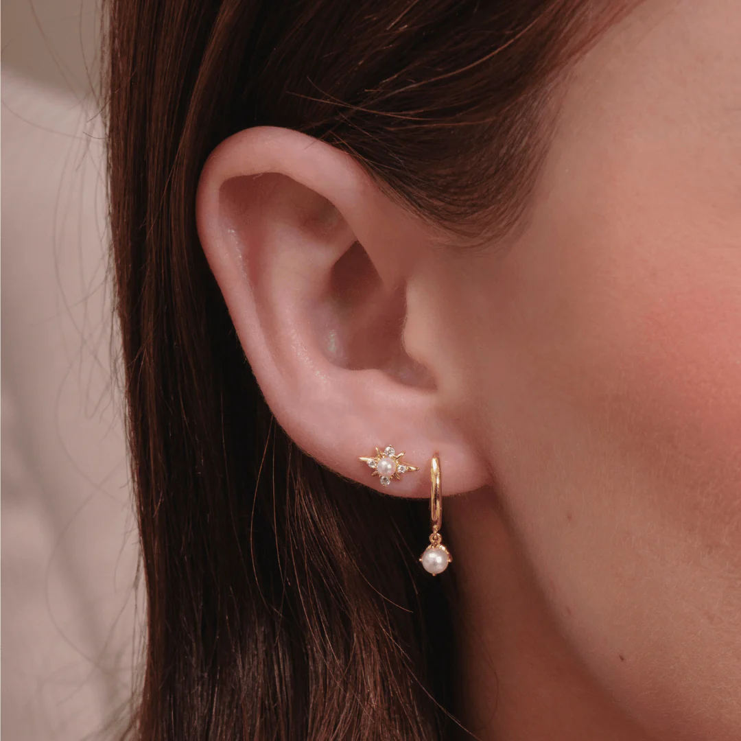 Midnight Pearl Earrings - Image 4