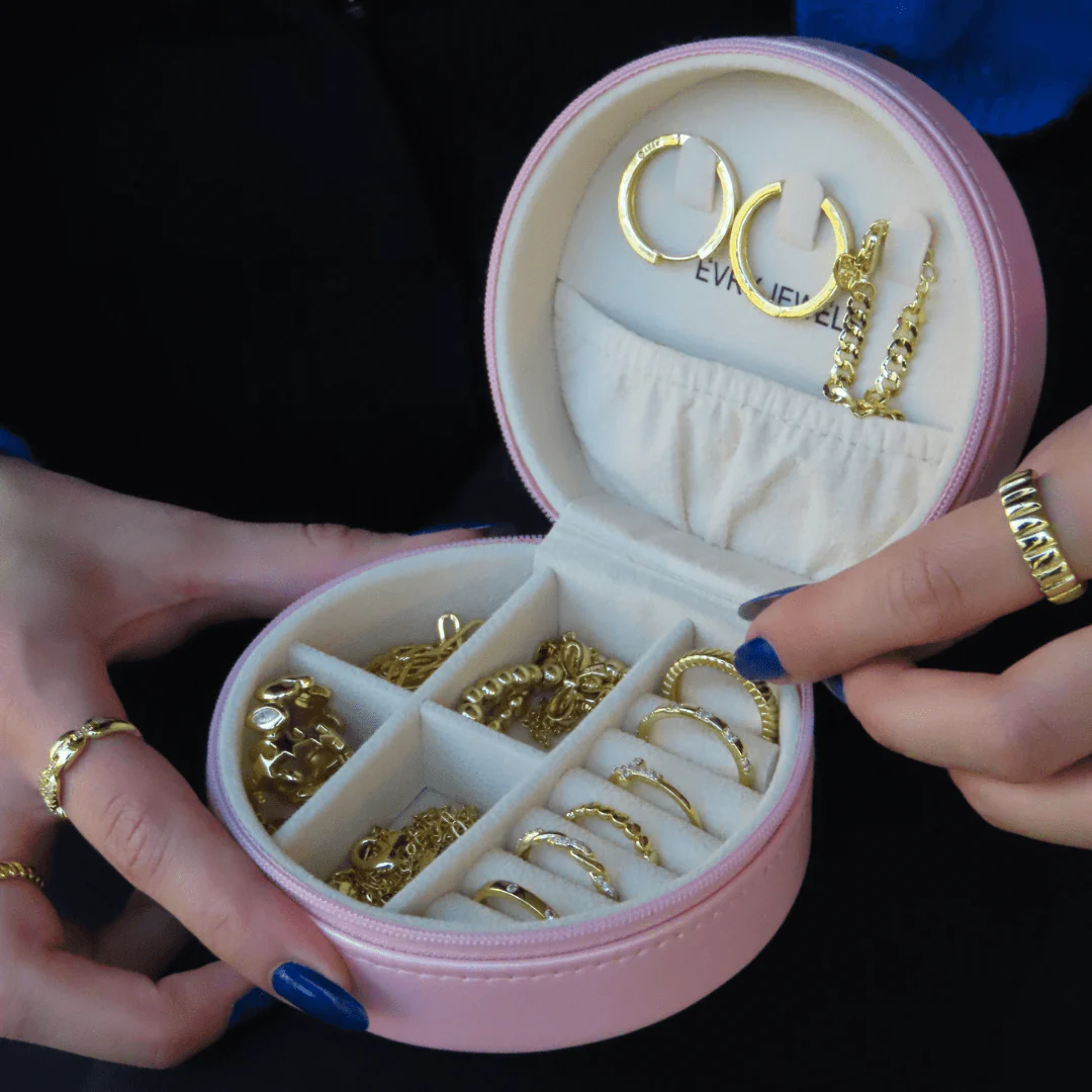Mini Round Jewelry Box - Image 5
