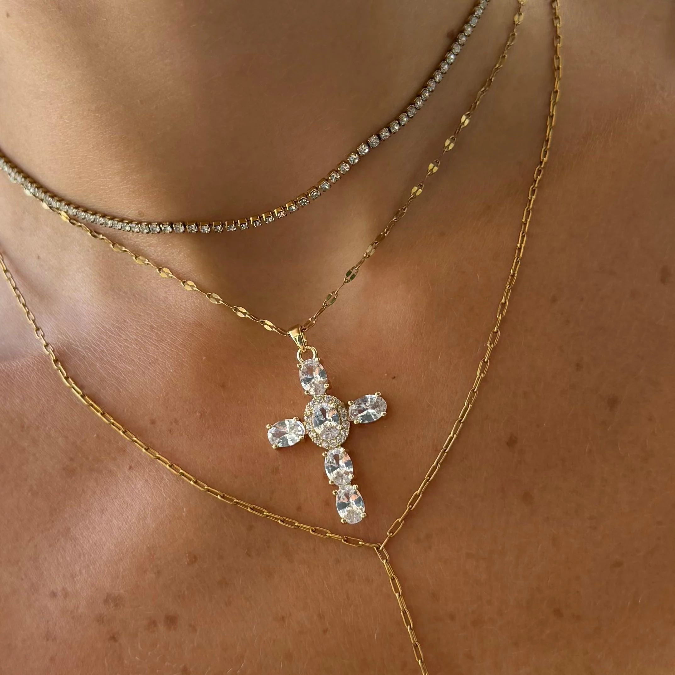 Nena Tennis Necklace - Image 2
