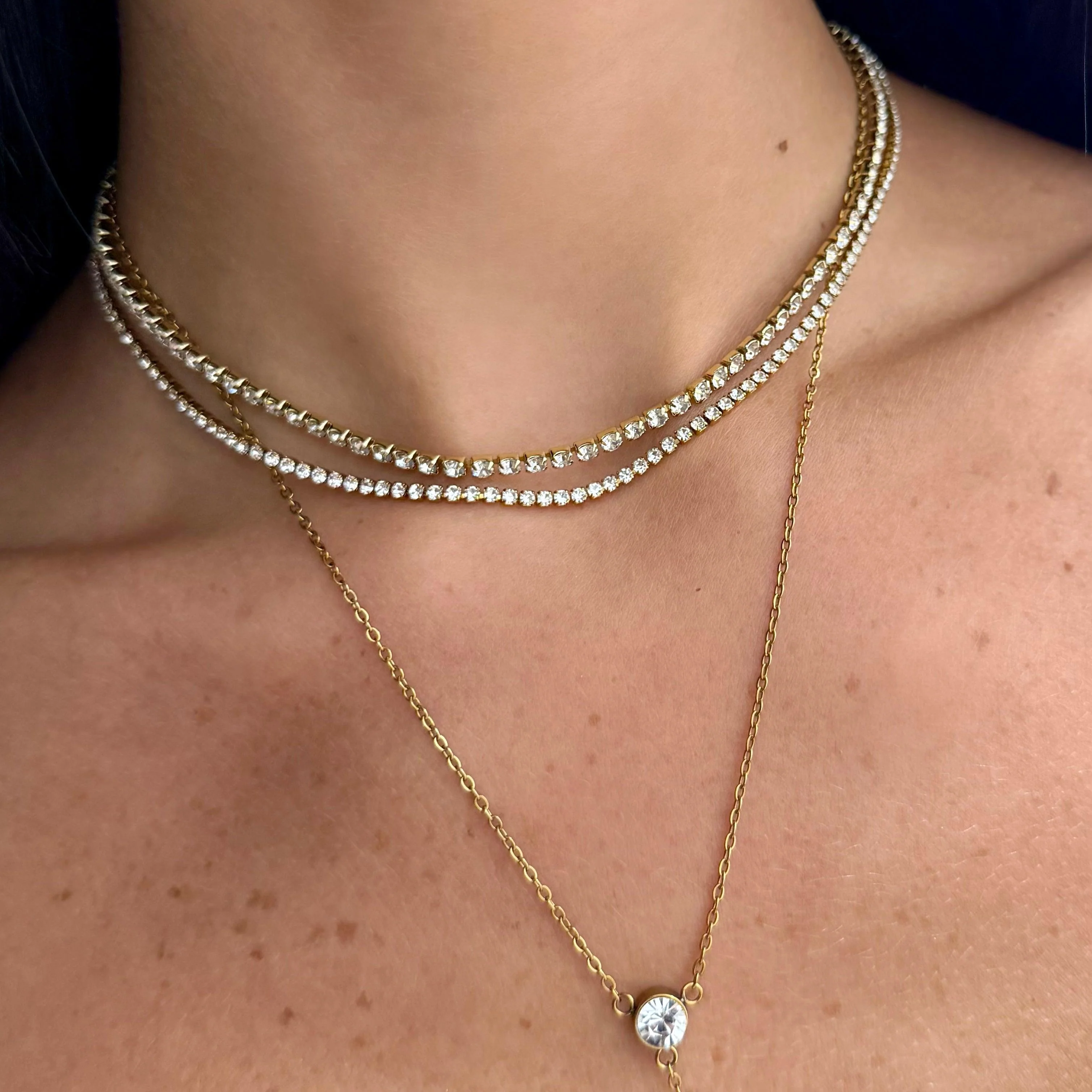 Nena Tennis Necklace - Image 3