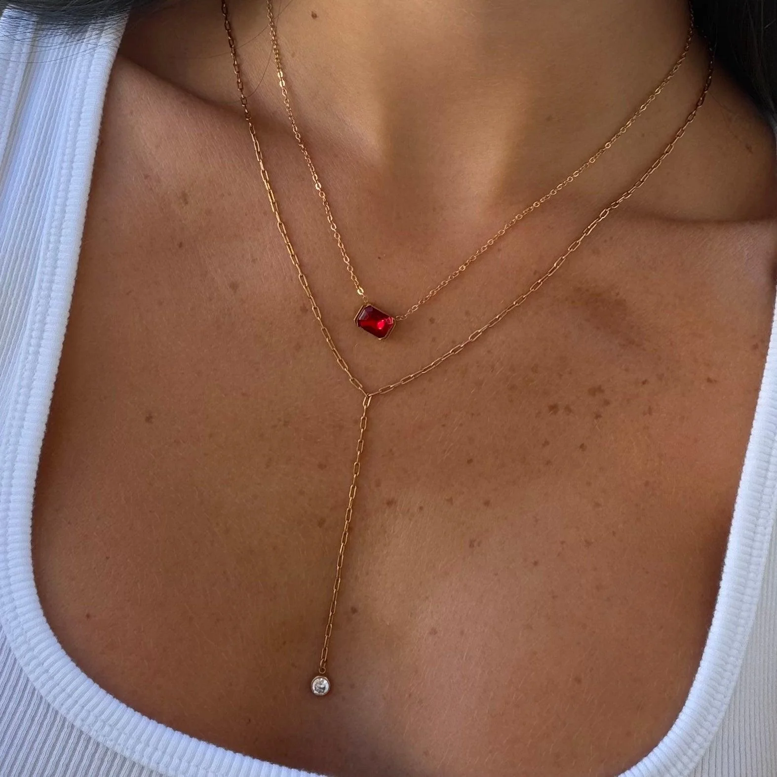 Noa Birthstone Necklace - Image 15