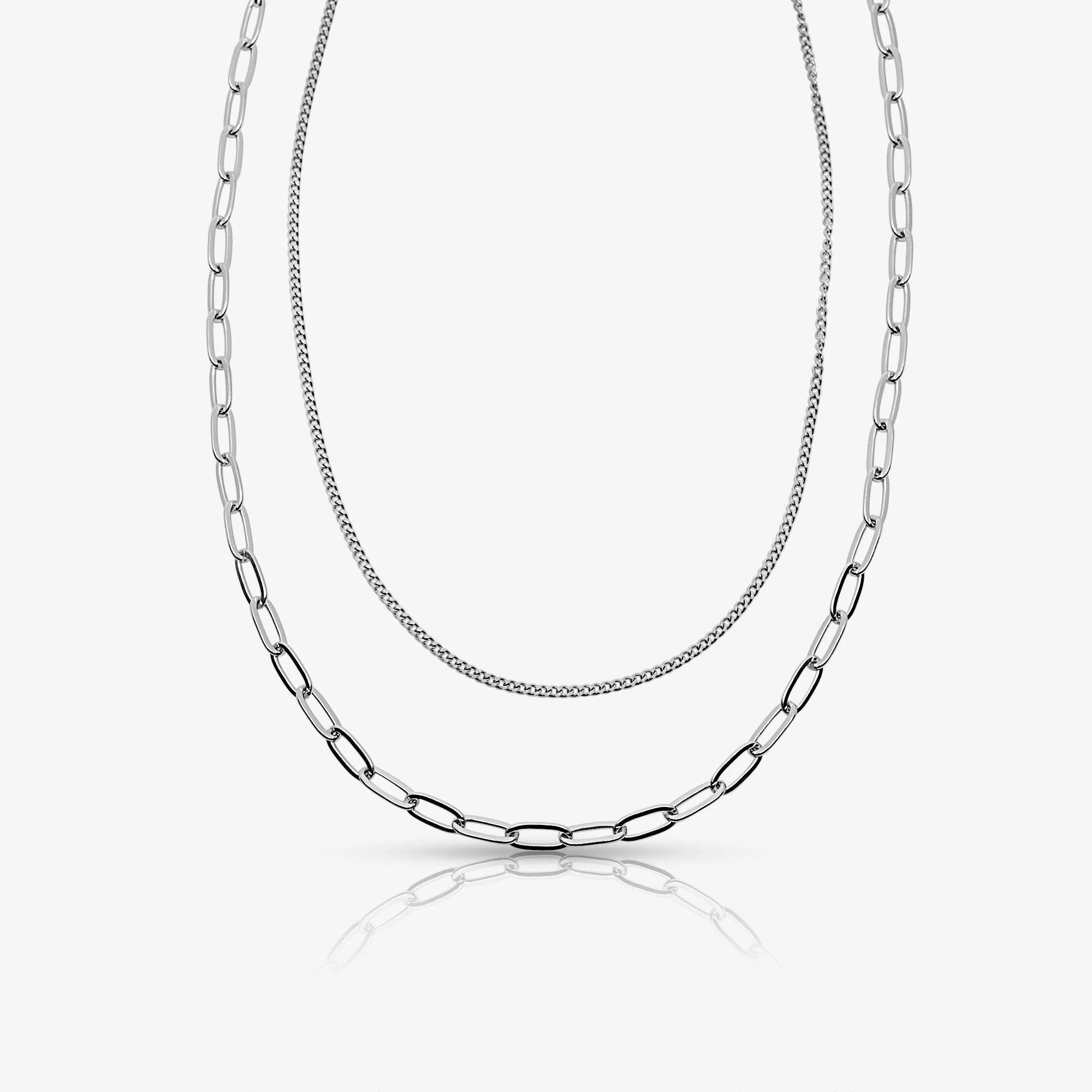 Perfect Pair Double Layered Necklace - Image 2