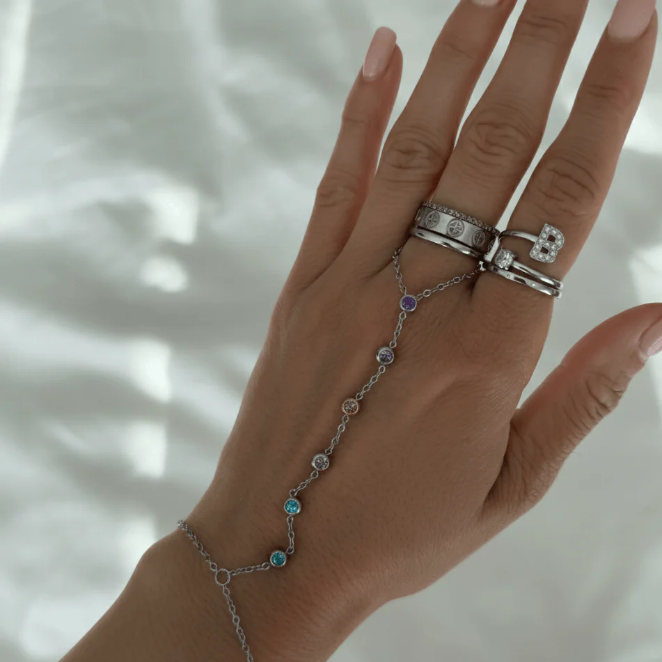 Prism Multicolor Hand Chain - Image 4