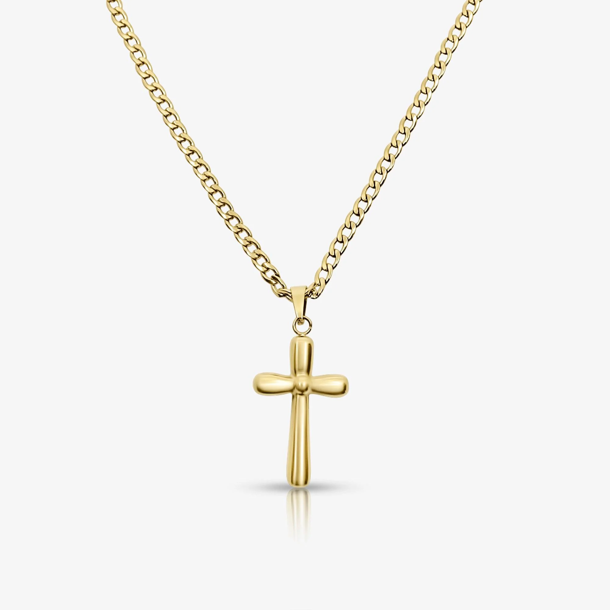Pure and Simple Cross Necklace - Image 4