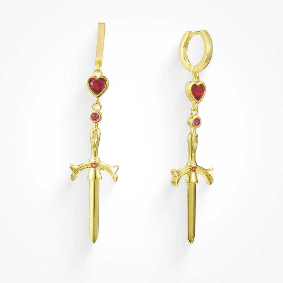 Queen of Hearts Earrings - Image 2
