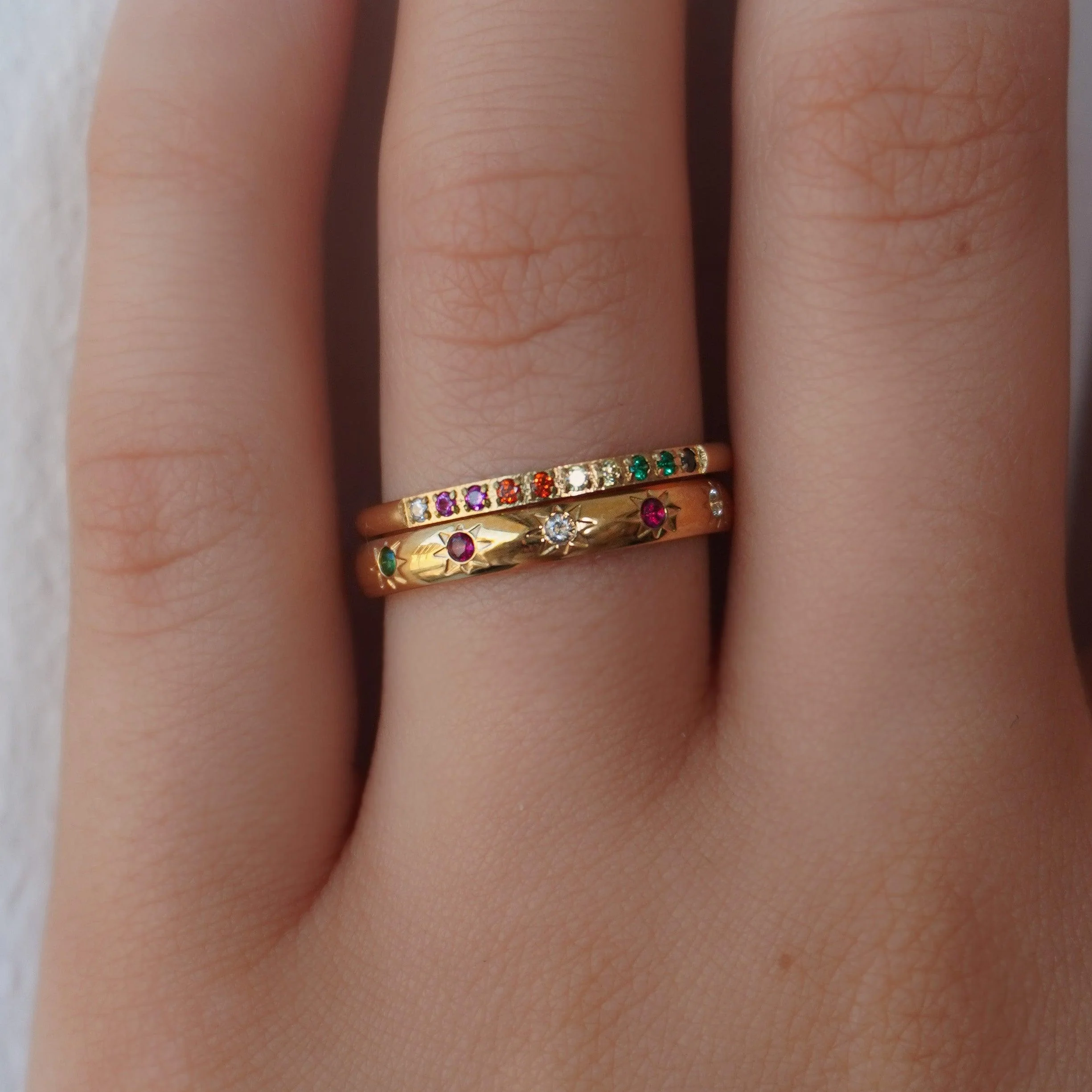 Rainbow's End 2-Piece Ring Set - Image 5