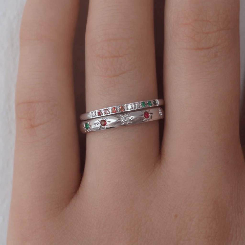 Rainbow's End 2-Piece Ring Set - Image 6