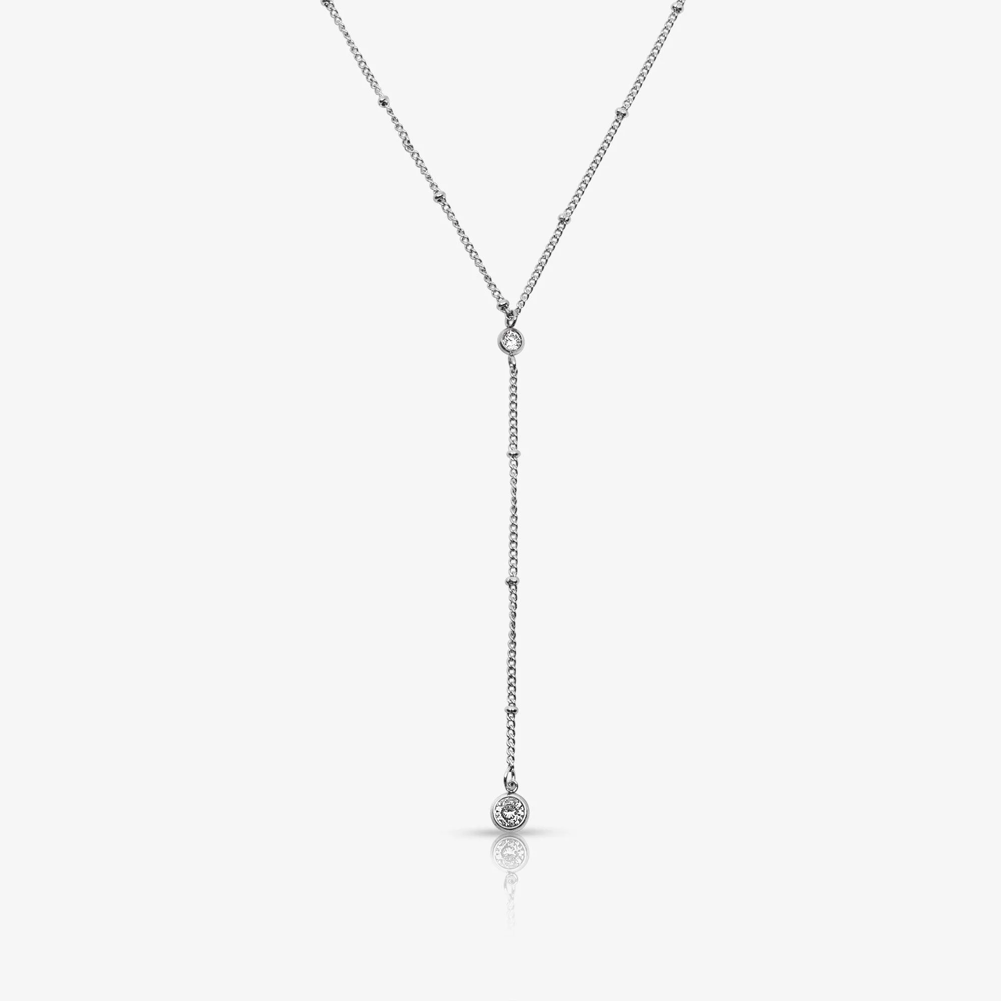 Raindrop Lariat Necklace - Image 5