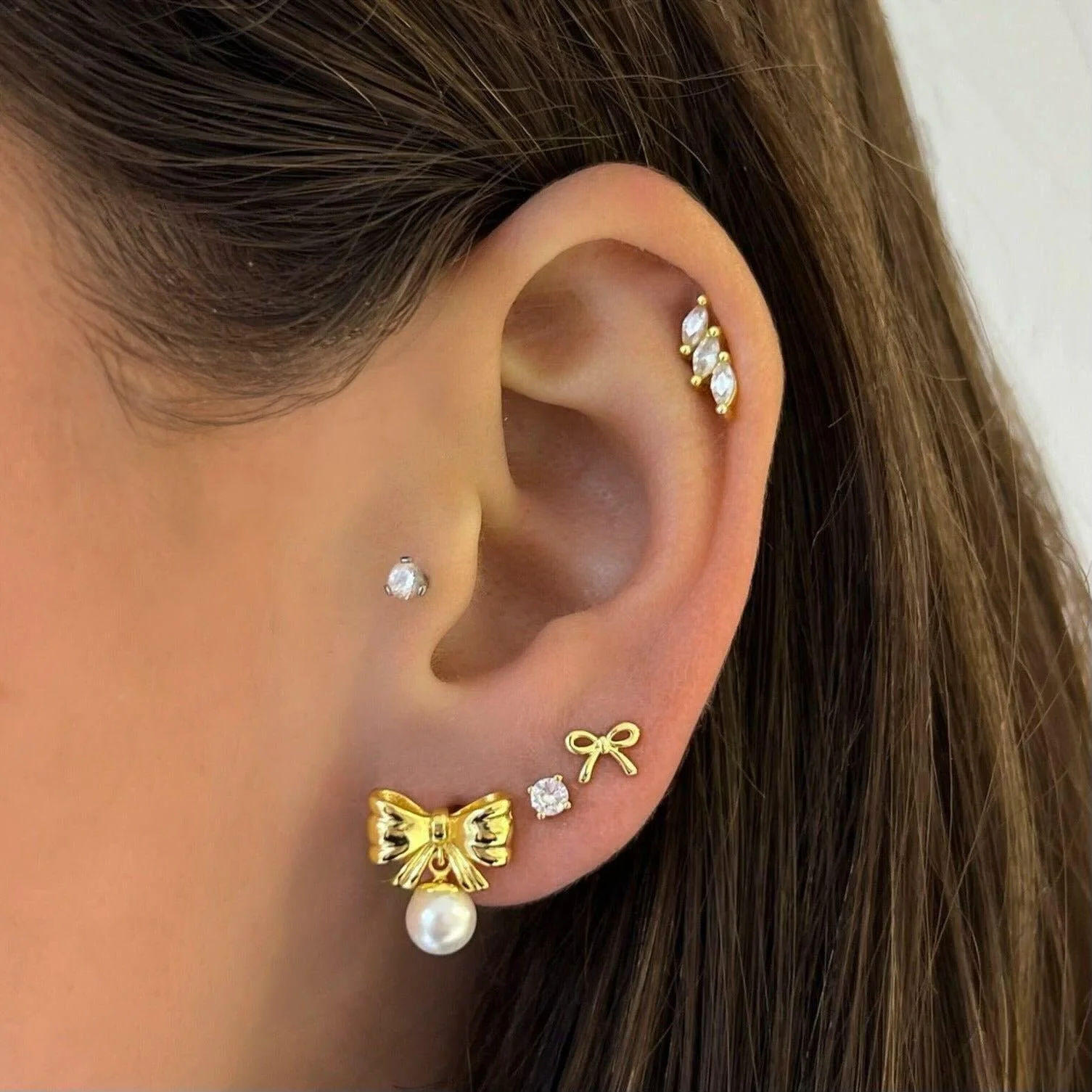 Rosette Earrings - Image 2